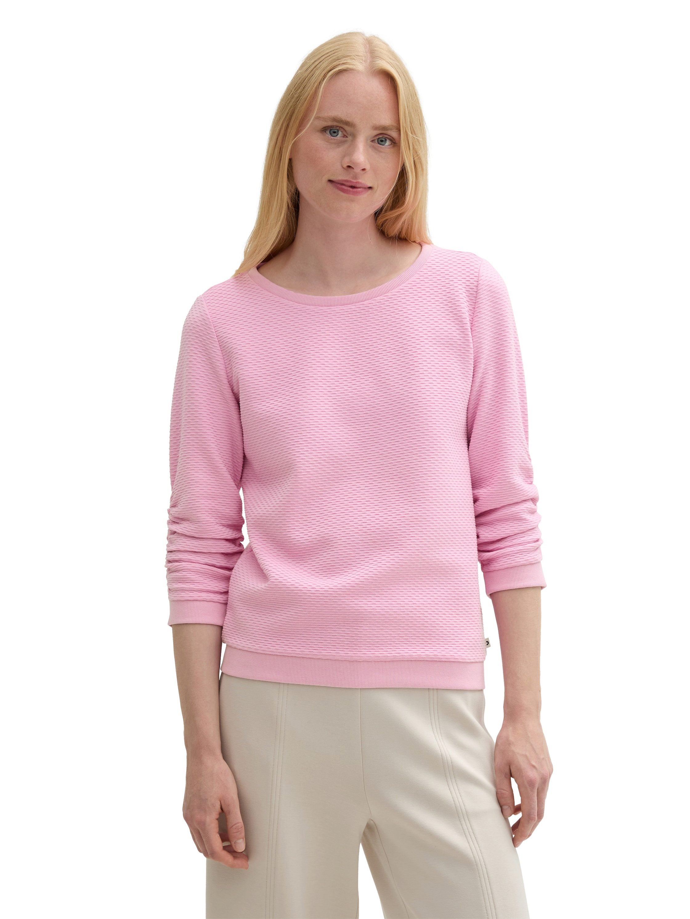 TOM TAILOR Denim Sweatshirt mit besonderer günstig online kaufen