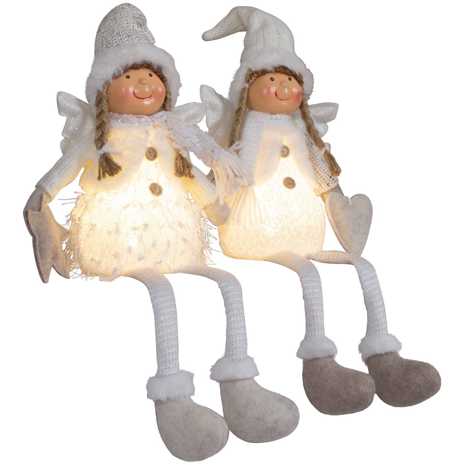 Christmas Paradise Weihnachtsfigur Engel mit LED günstig online kaufen