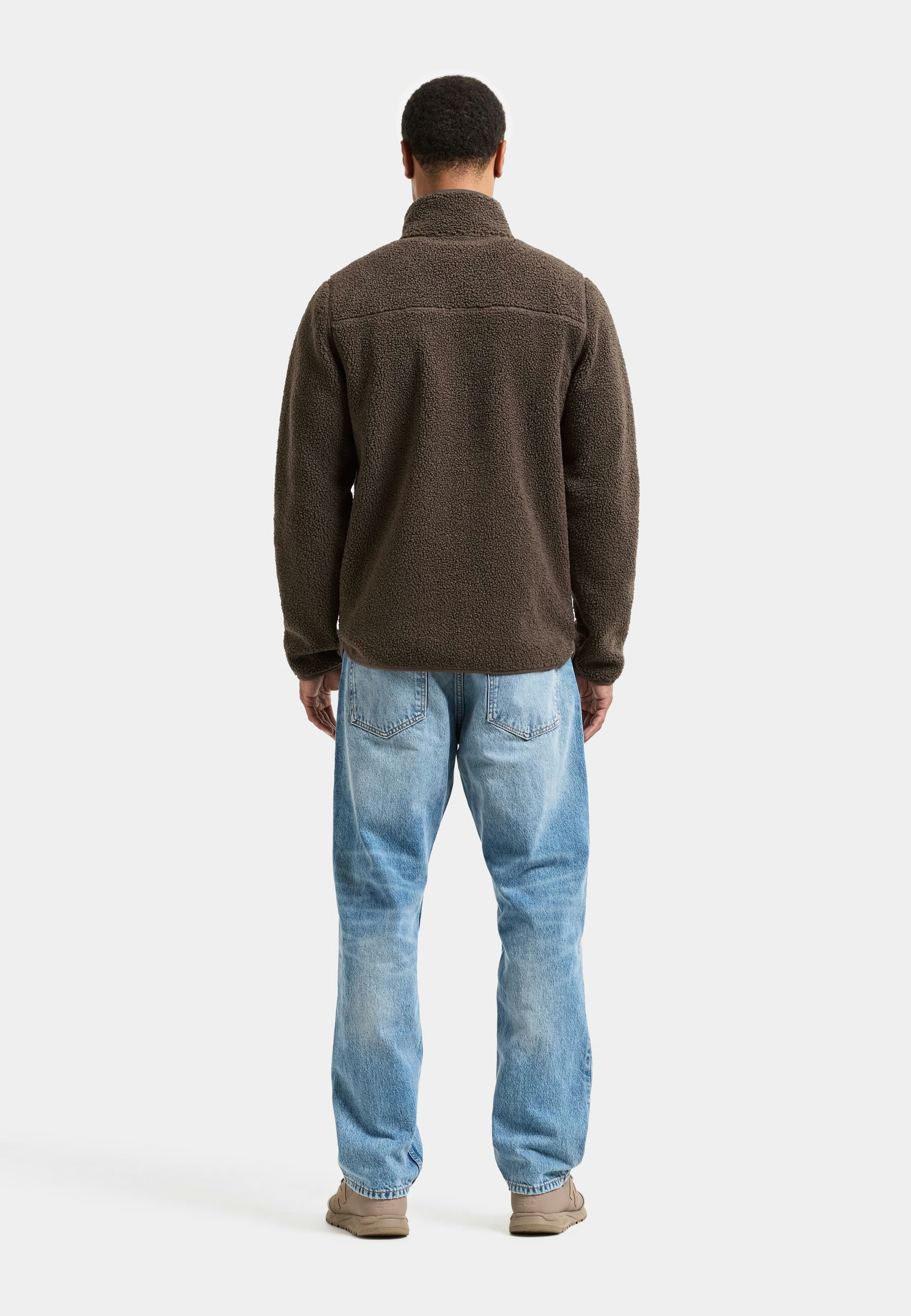 Didriksons Fleecejacke Herren Pile Teddy PETER mit Taschen