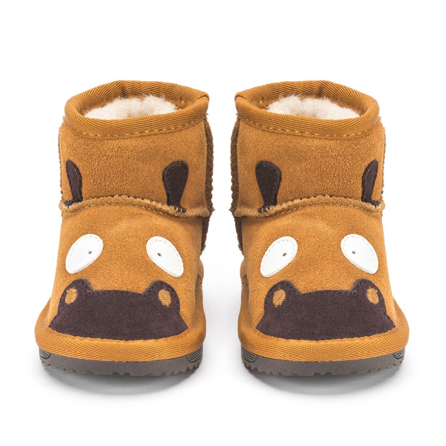 Snugs SNUGS Lammfell Stiefel Kinder - Warm und bequem Winterstiefel Kinder Winterstiefel (Wild-Leder Stiefel, Lammfell Schuhe) Stiefel für Kinder