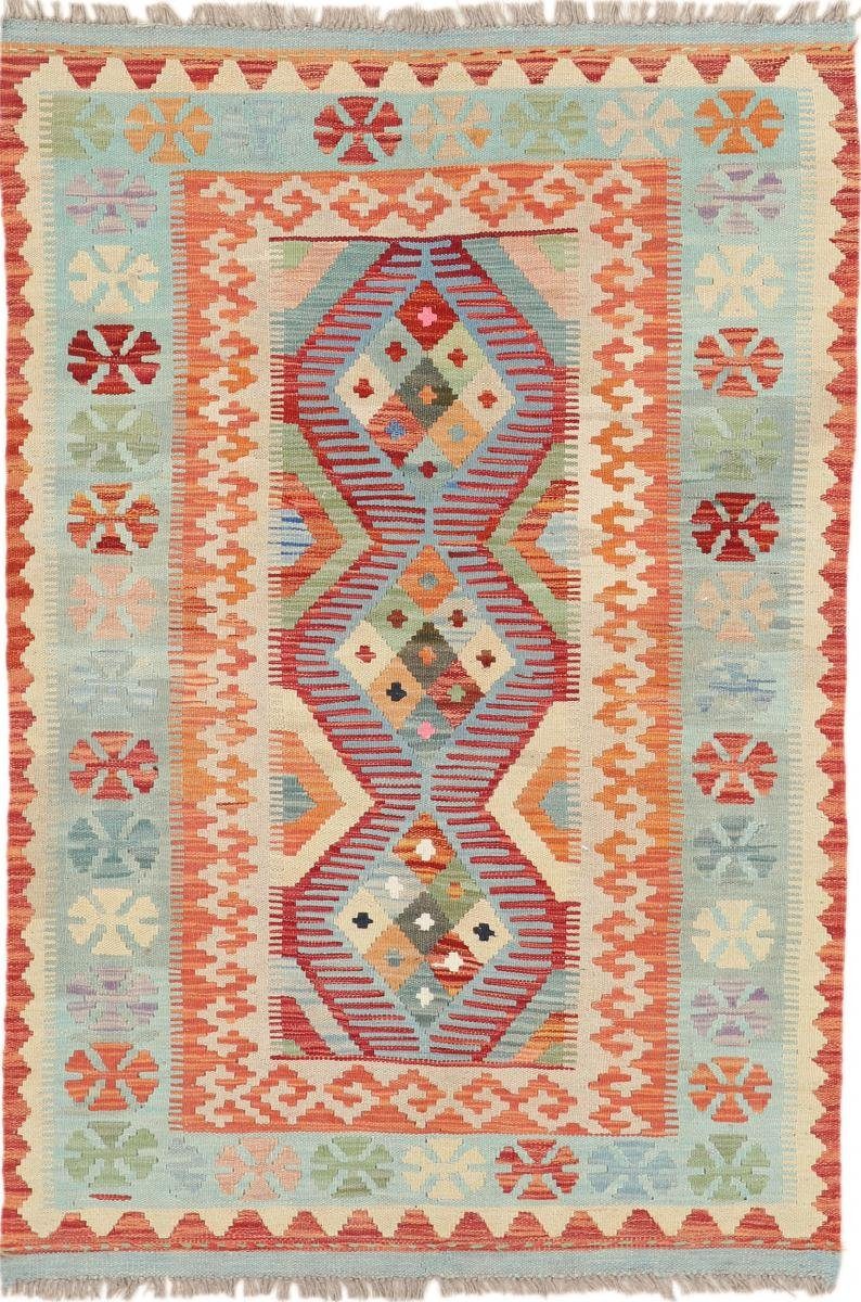 Orientteppich Kelim Afghan Heritage 101x150 Handgewebter Moderner Orientteppich, Nain Trading, rechteckig, Höhe: 3 mm