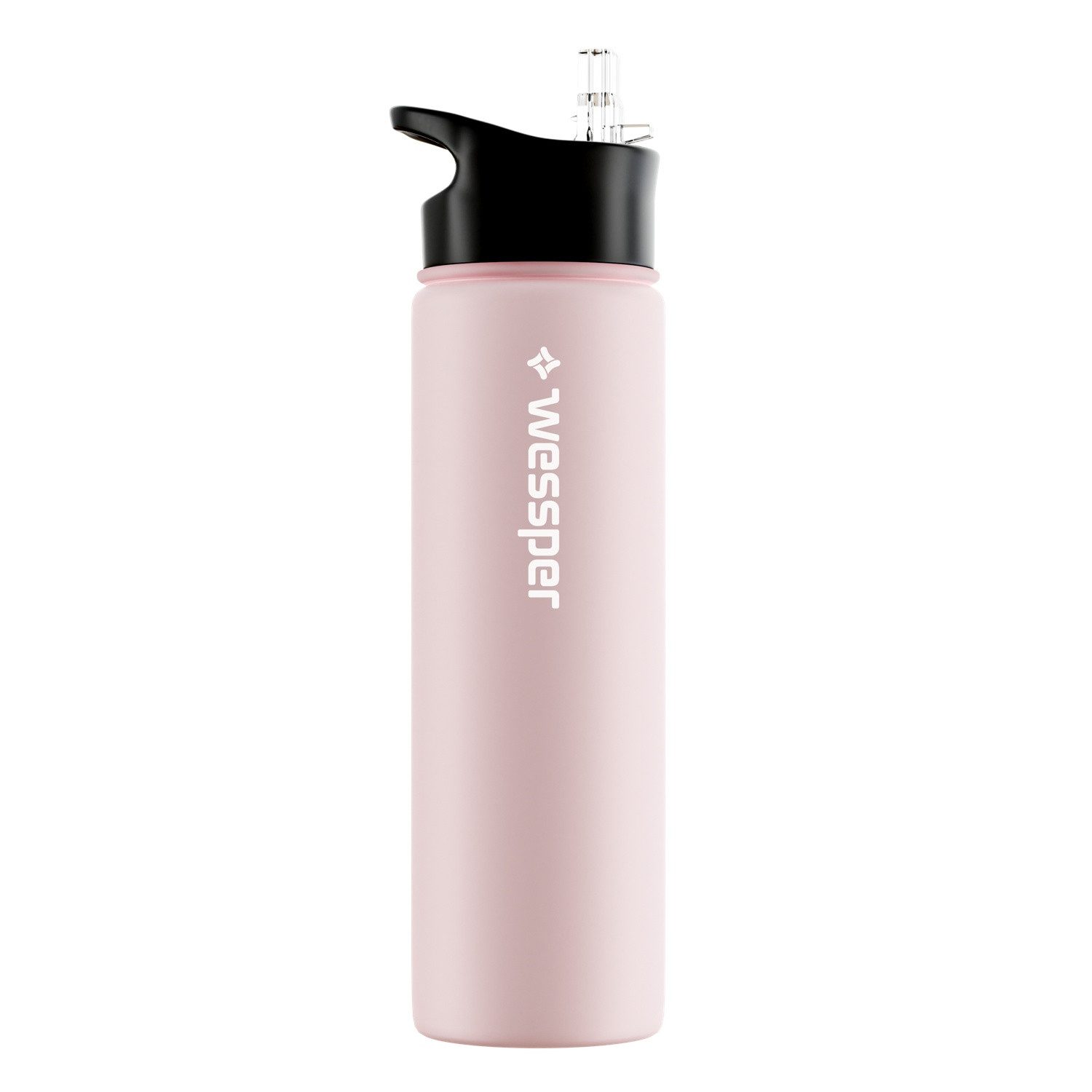 HaGa Thermoflasche Wessper ActiveMax Steel Bottle 700ml mit 3 verschiedene Deckeln in, isolierend (hält 12 Stunden warm und 24 Stunden kalt), auslaufsicher