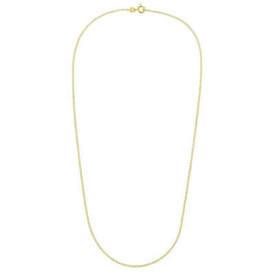 Amor Goldkette für Damen und Herren, Unisex, Gold 375 (1-tlg., Collier)