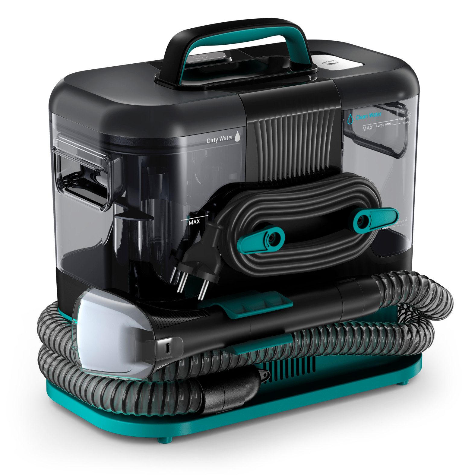 Rowenta Teppichreinigungsgerät IN5020 Clean It Fleckenentferner, 750 W, tragbarerer Fleckenreiniger, beseitigt schnell und effizient Flecken – Bild 4 von 5