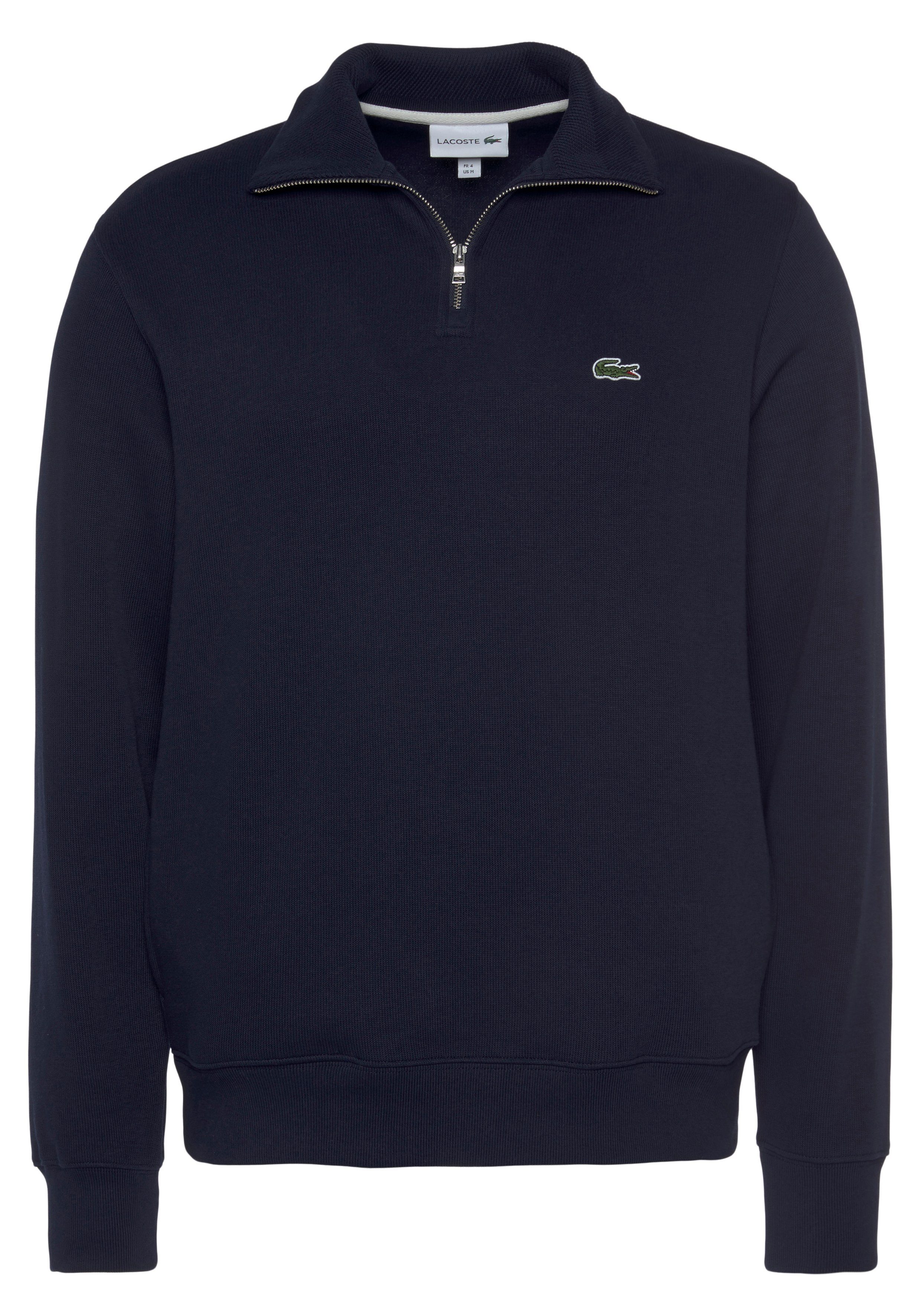 Lacoste Sweatshirt Sweattroyer mit Stehkragen