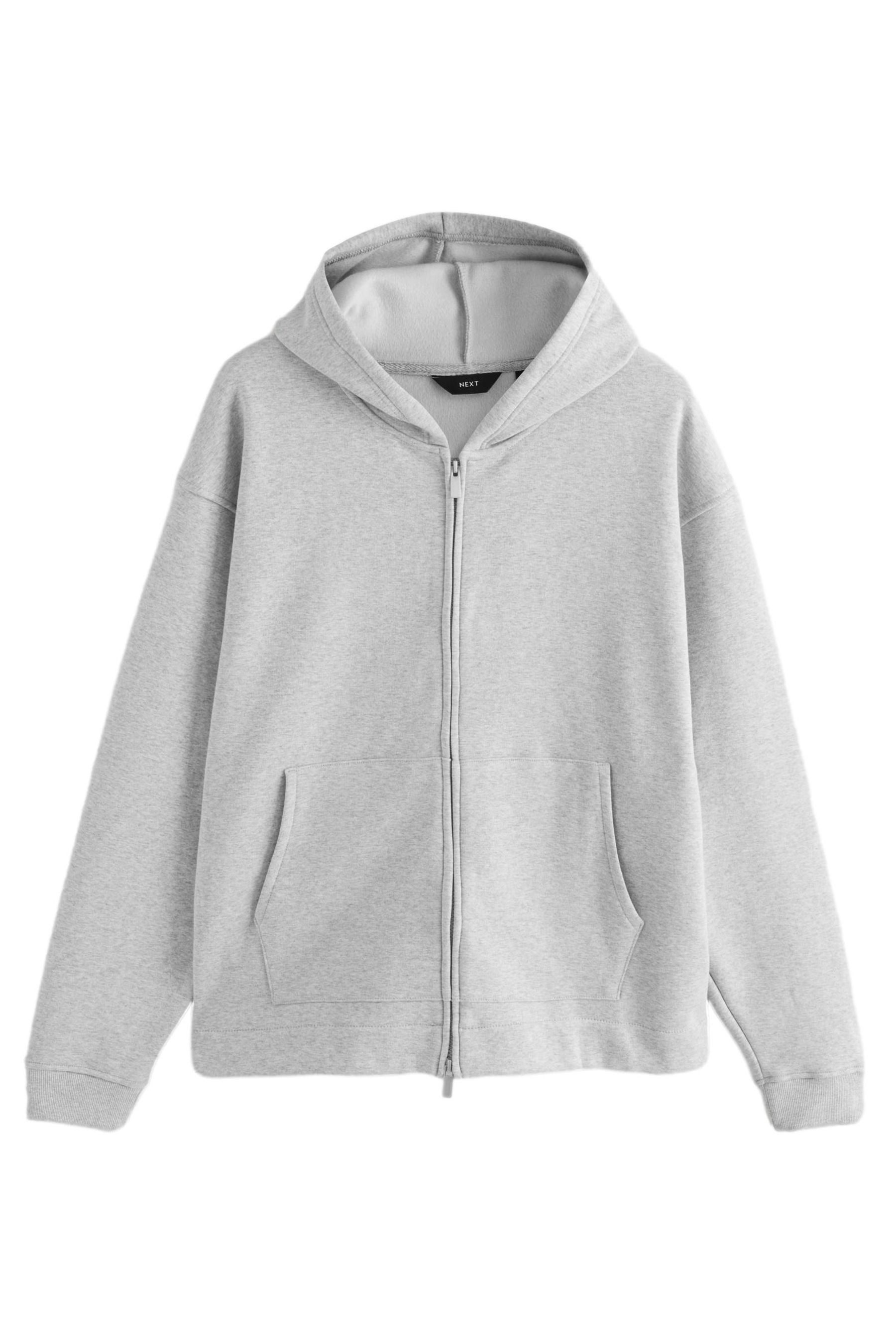 Next Kapuzenpullover Kapuzenjacke mit Velours-Futter und Reißverschluss (1-tlg)