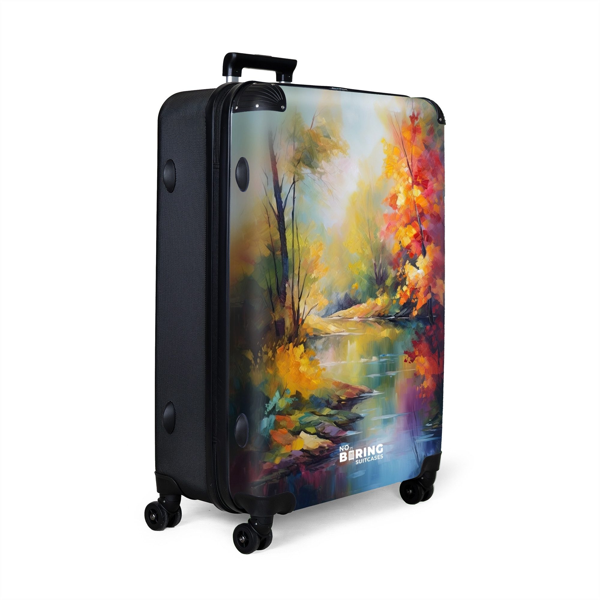 NoBoringSuitcases.com© Hartschalen-Trolley Landschaft - Ölgemälde - günstig online kaufen