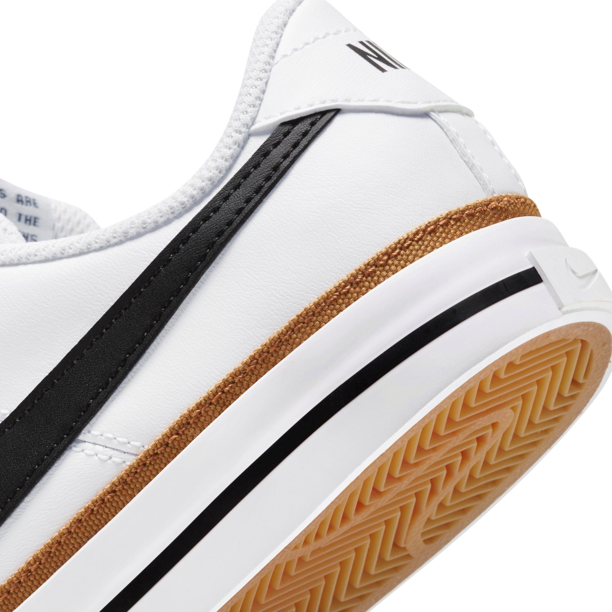 Sportswear Sneaker COURT schwarz (GS) Nike LEGACY weiß
