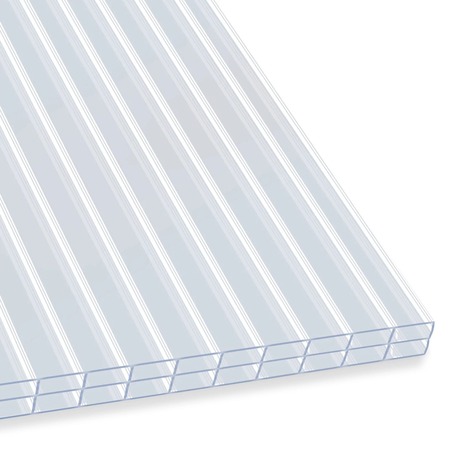 Floordirekt Doppelstegplatte aus Polycarbonat 60,5 x 121 cm, 4/6/10/16 mm, günstig online kaufen