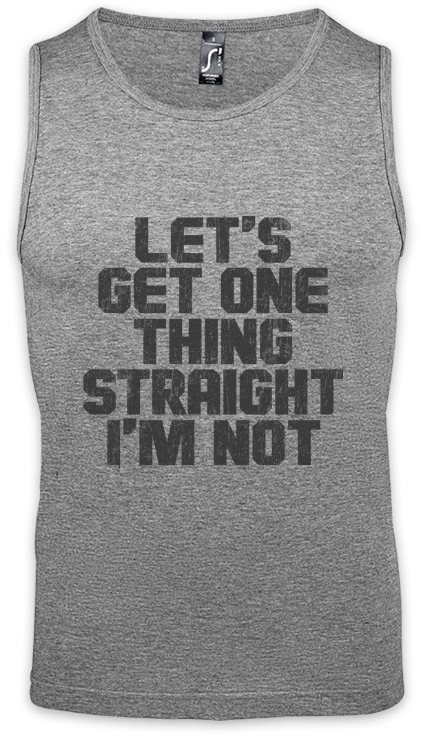 Urban Backwoods Tanktop Straigth I'm Not Ärmelloses T-Shirt Queer Gay Schwul Lesbian LGBTQ Trans Bisexuell Homosexual