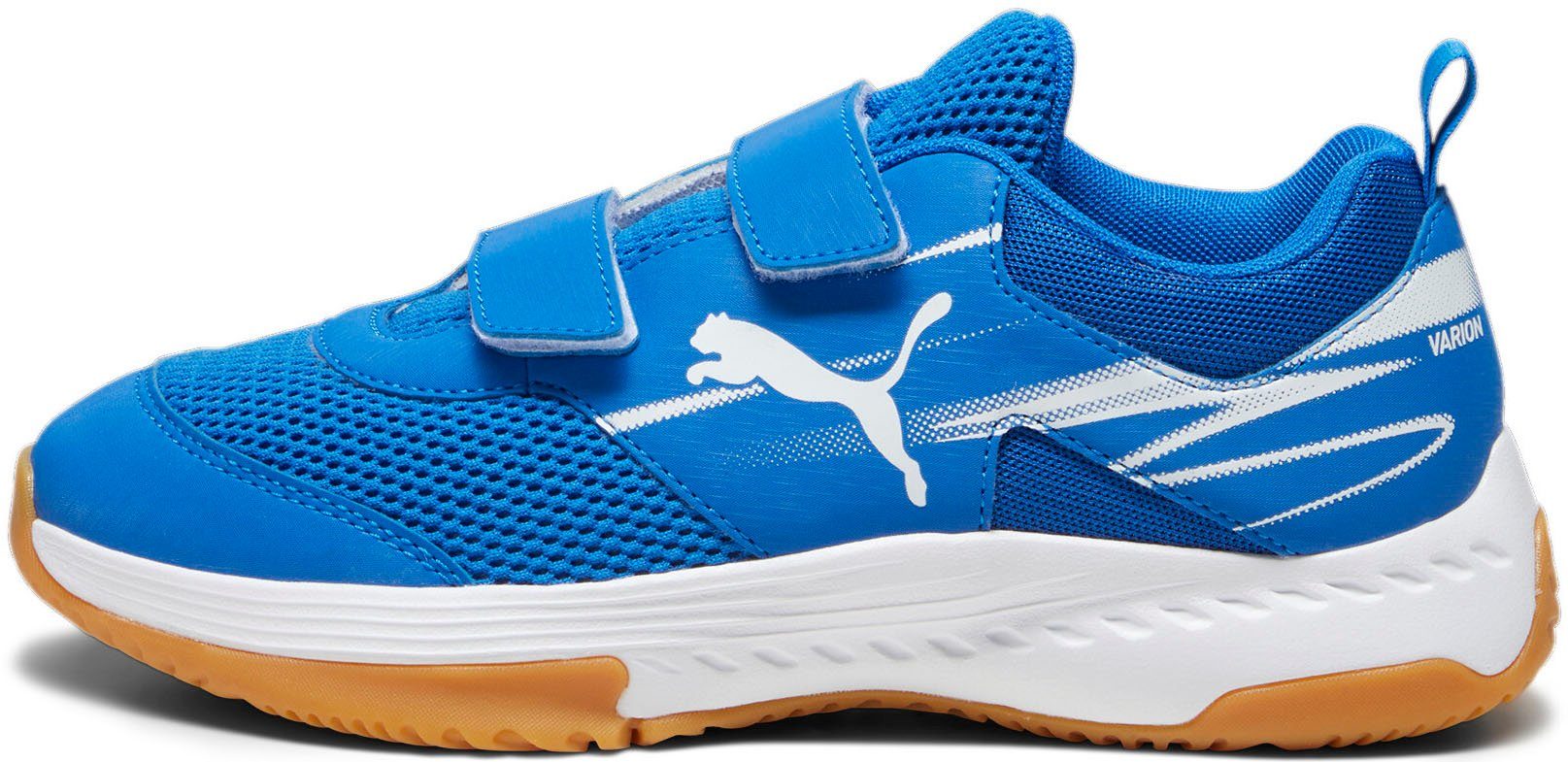 PUMA VARION II V JR White-Gum Sneaker Royal-PUMA Team PUMA