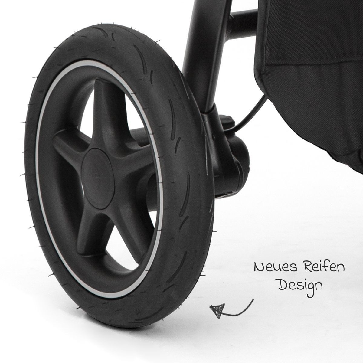Joie Kinder-Buggy Versatrax - Shale, Sportwagen bis 22 kg mit Liegefunktion & Regenschutz höhenverstellbar