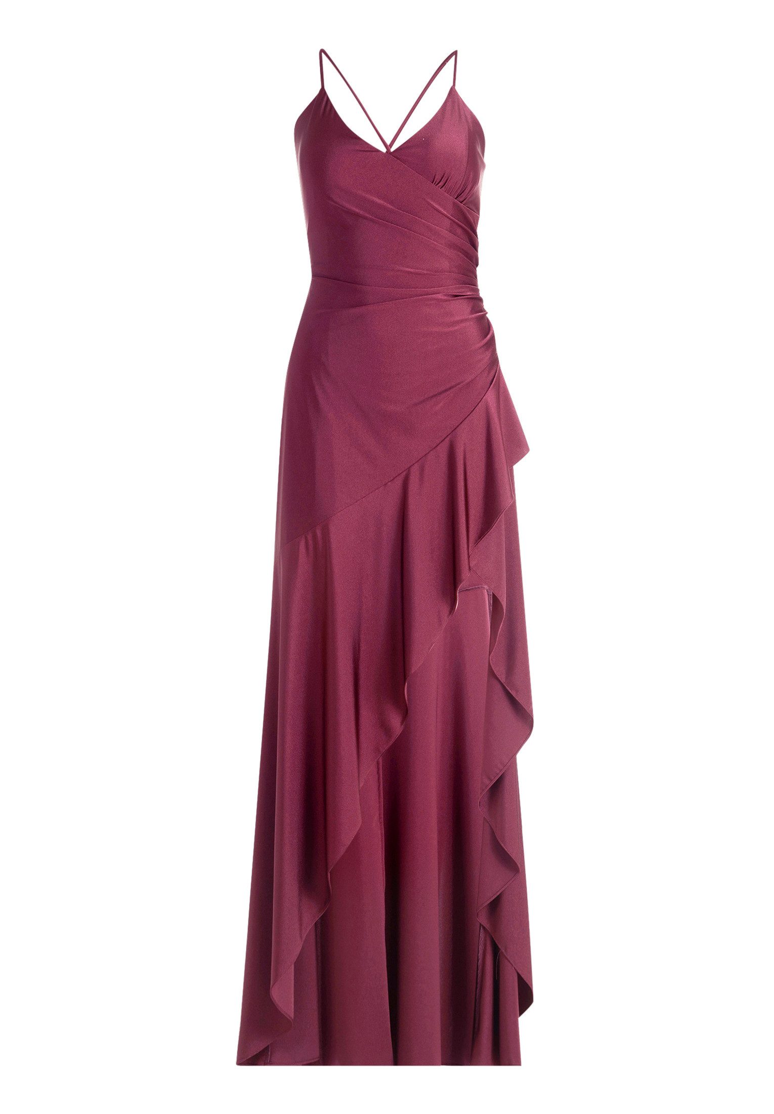 Abendkleid Damen mit Volant
