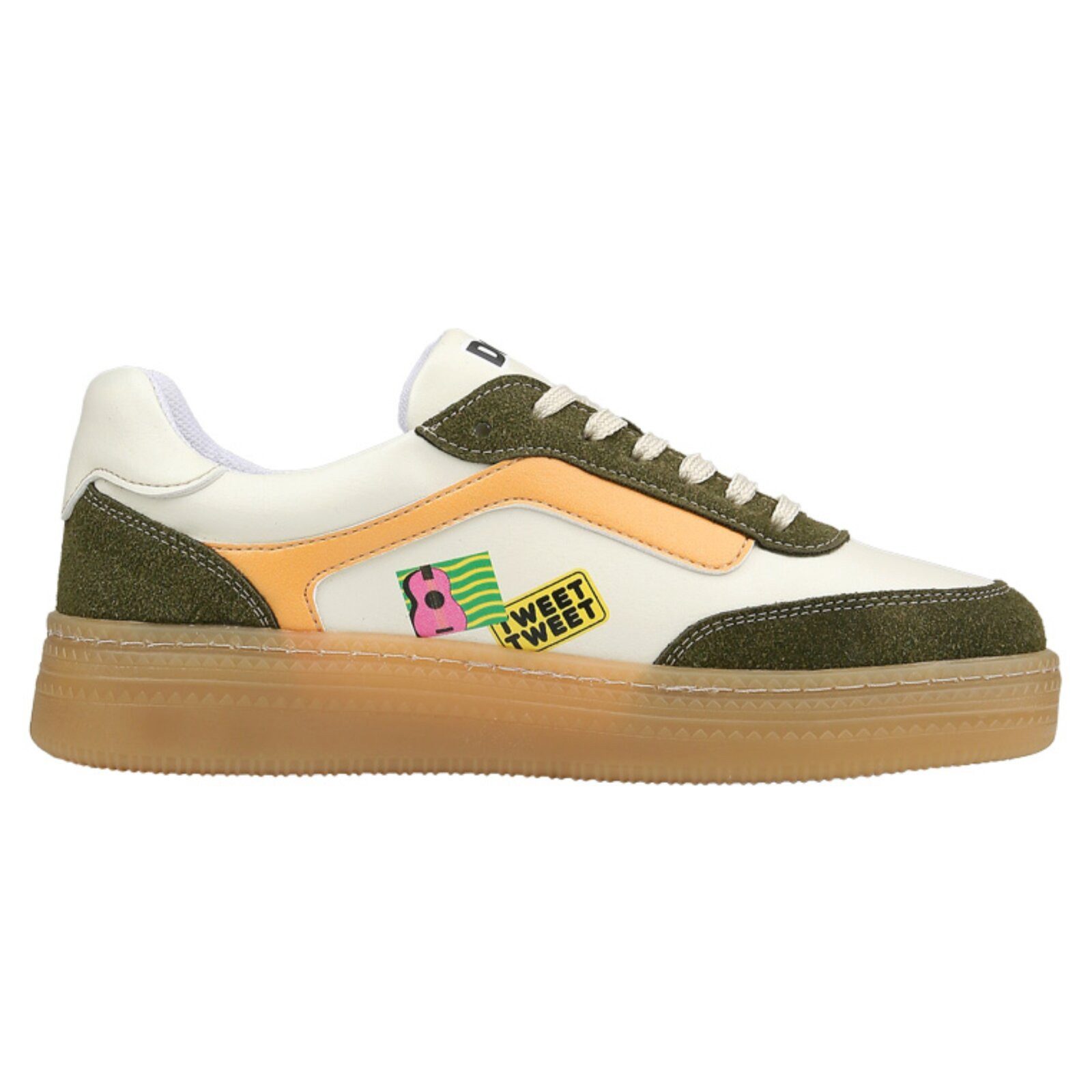 DOGO Monet Low-Top Sneaker Sylvester And Tweety Damen Sneaker Sneaker Handgefertigt