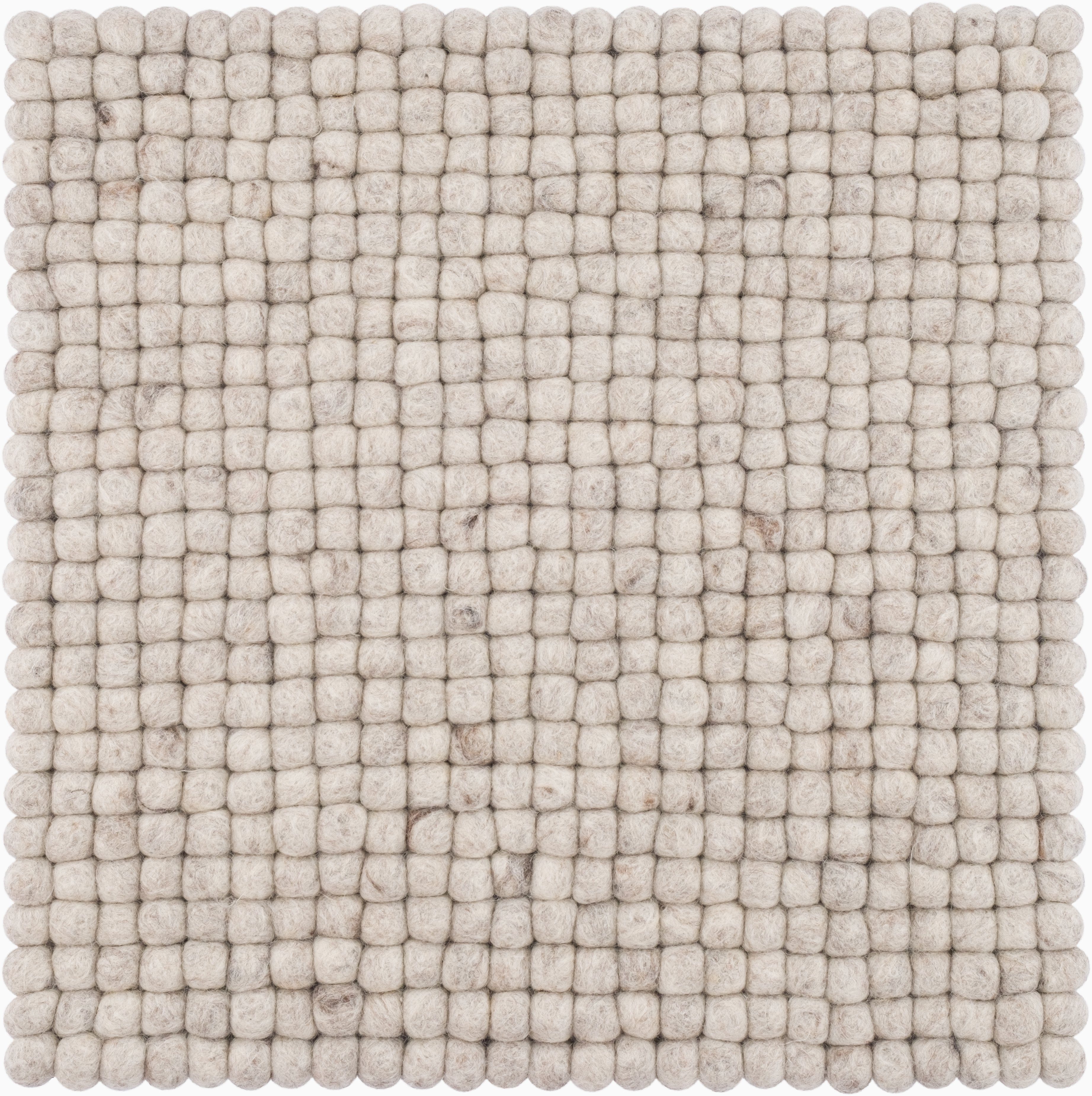 myfelt Stuhlkissen Filzkugel Sitzauflage eckig - 36 x 36 cm, 100% reiner Schurwolle, quadratisch, schmutzabweisend