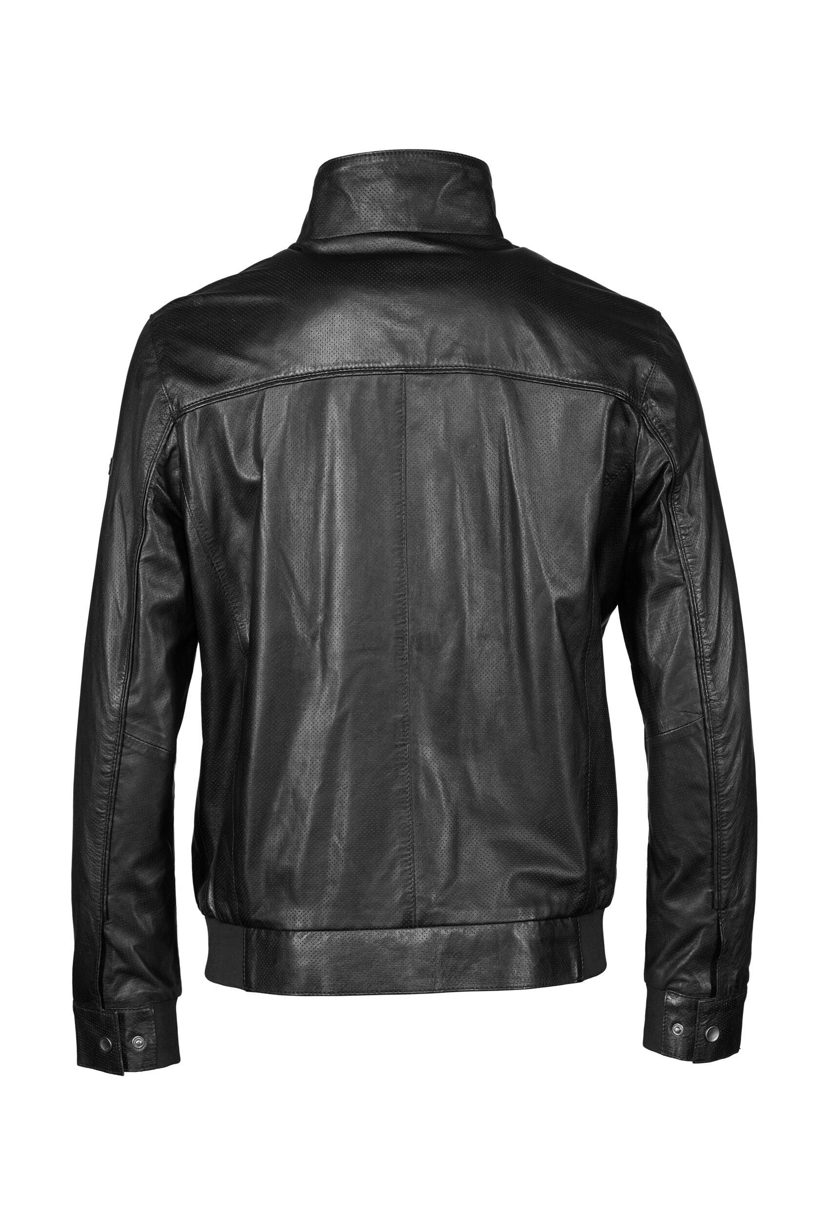 bugatti Lederjacke BUGIACOMO (1-St) mit Reißverschlusstaschen günstig online kaufen