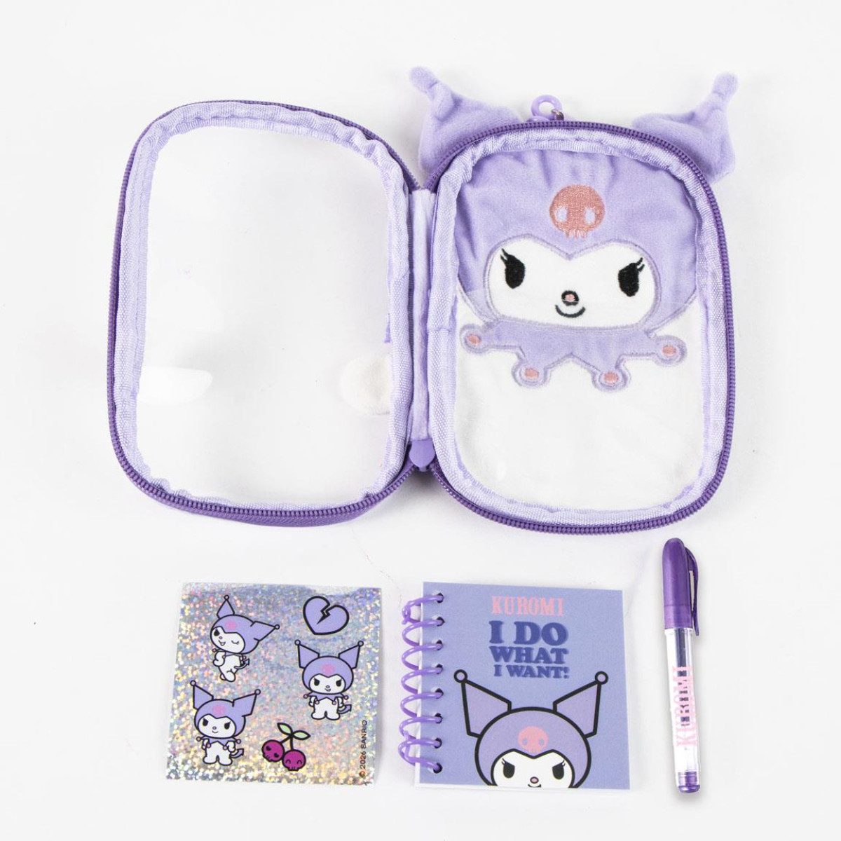 Hello Kitty Notizbuch Kuromi Plüsch Schreibwaren Set für Schule und Freizeit