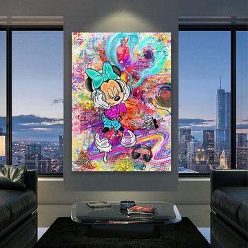 ArtMind XXL-Wandbild FEEL THE MUSIC, Premium Wandbilder als Poster & gerahmte Leinwand in verschiedenen Größen, Wall Art, Bild, Canva