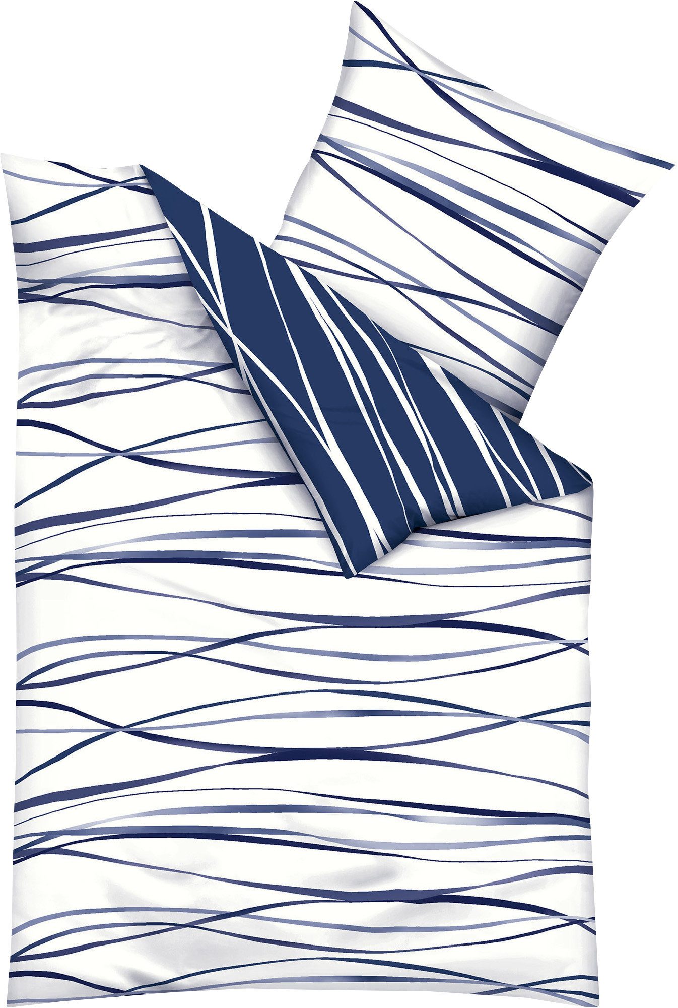 Kaeppel Bettwäsche Wendebettwäsche, Mako-Satin, 2 teilig, günstig online kaufen