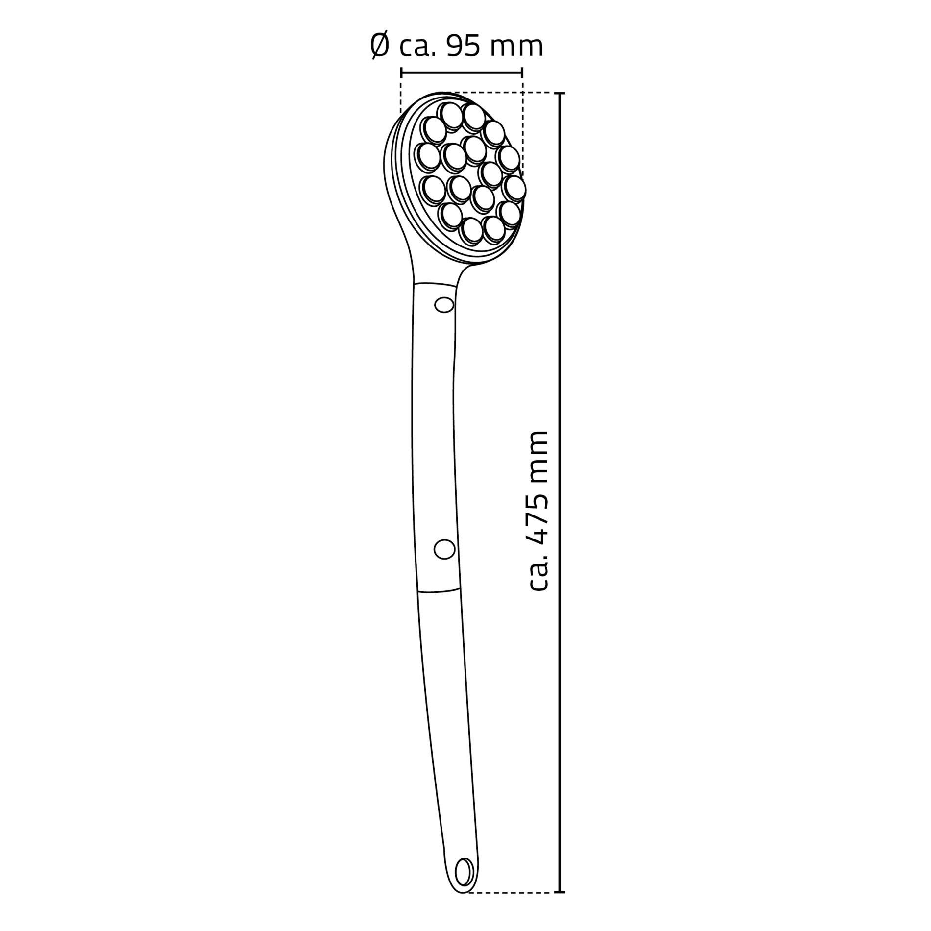 Ridder Badaccessoire-Set Rückencremer, Eincremehilfe Ease weiß