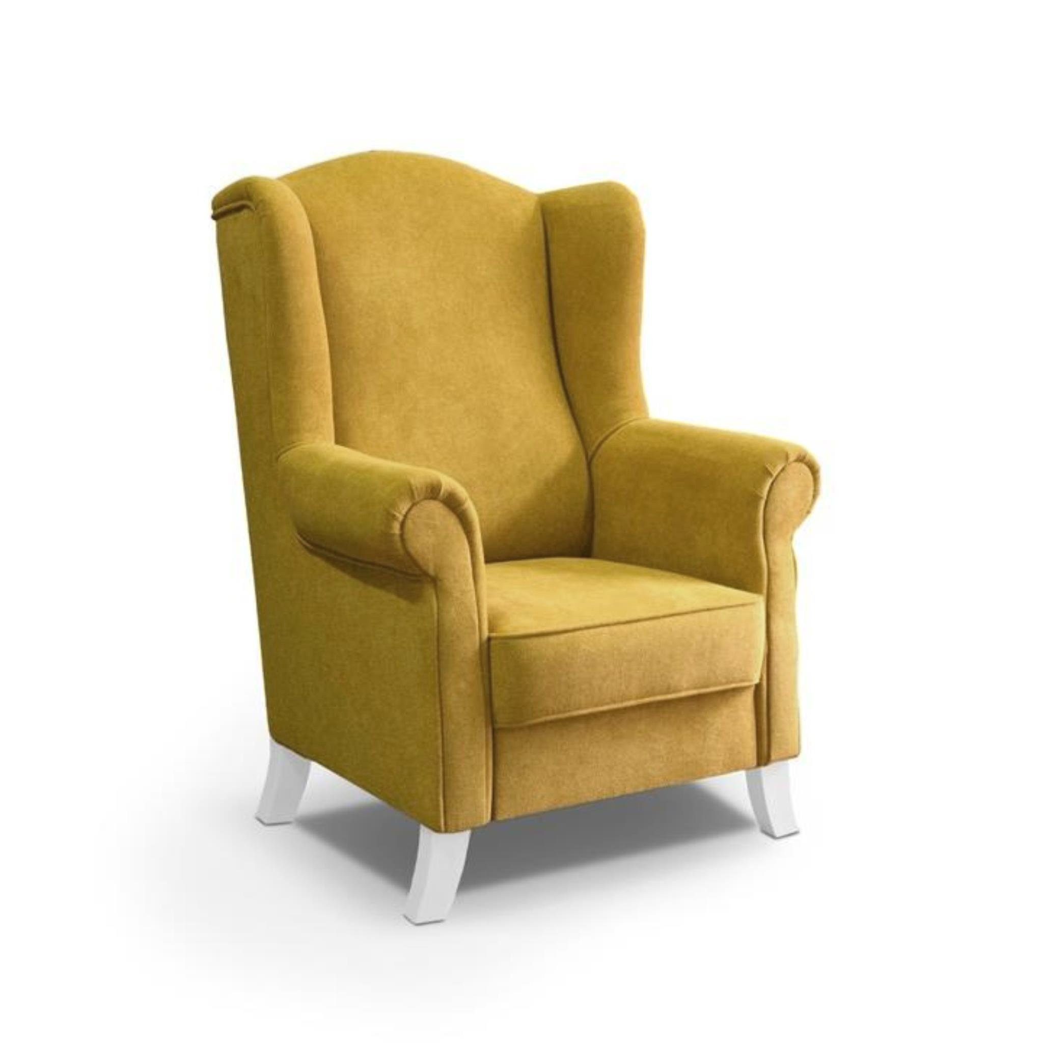 Beautysofa Ohrensessel LEONARDO Sessel Wohnzimmersessel, Fernsehsessel günstig online kaufen