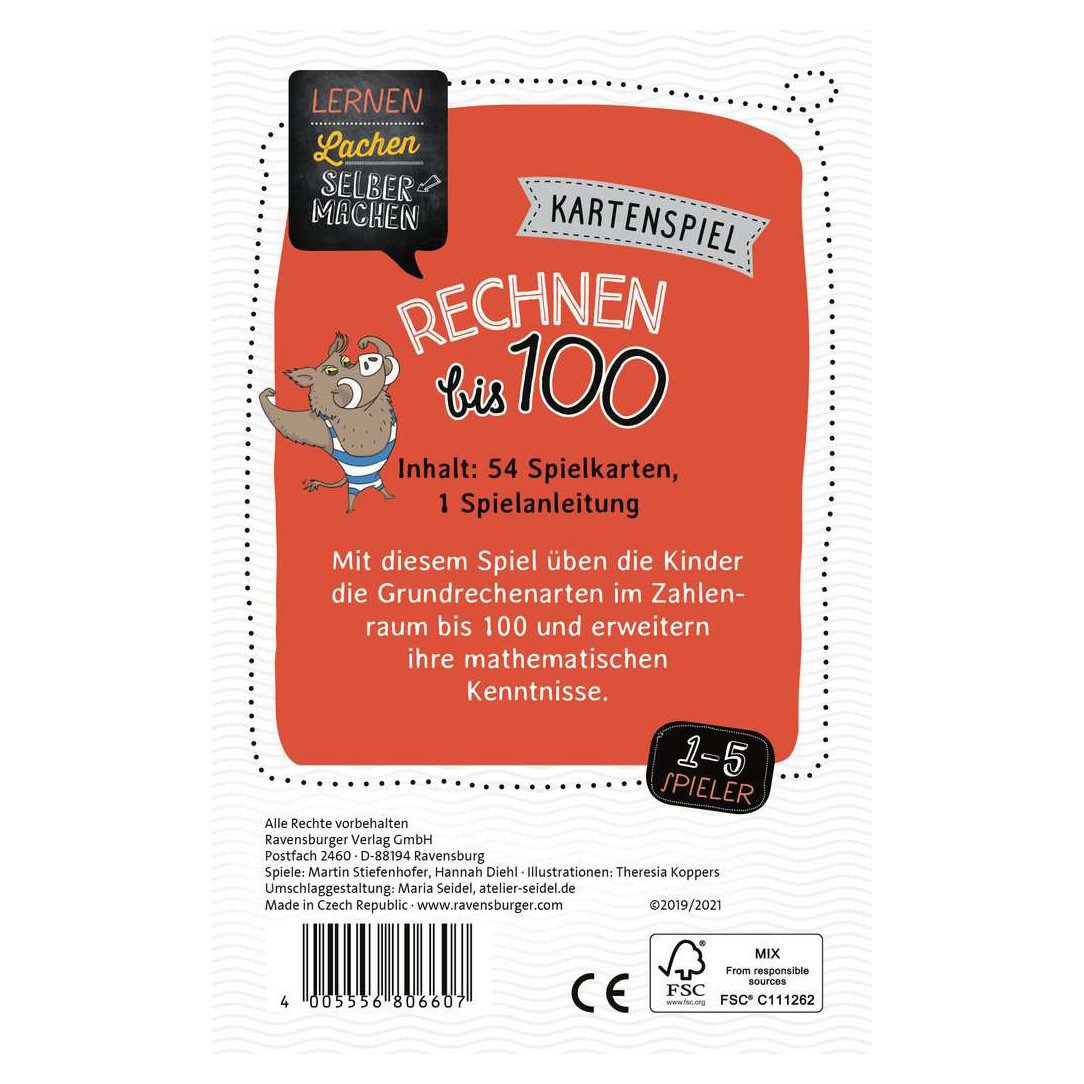 Ravensburger Verlag GmbH Lernspielzeug Ravensburger Lernspiel Rechnen bis 100 – Bild 2 von 4