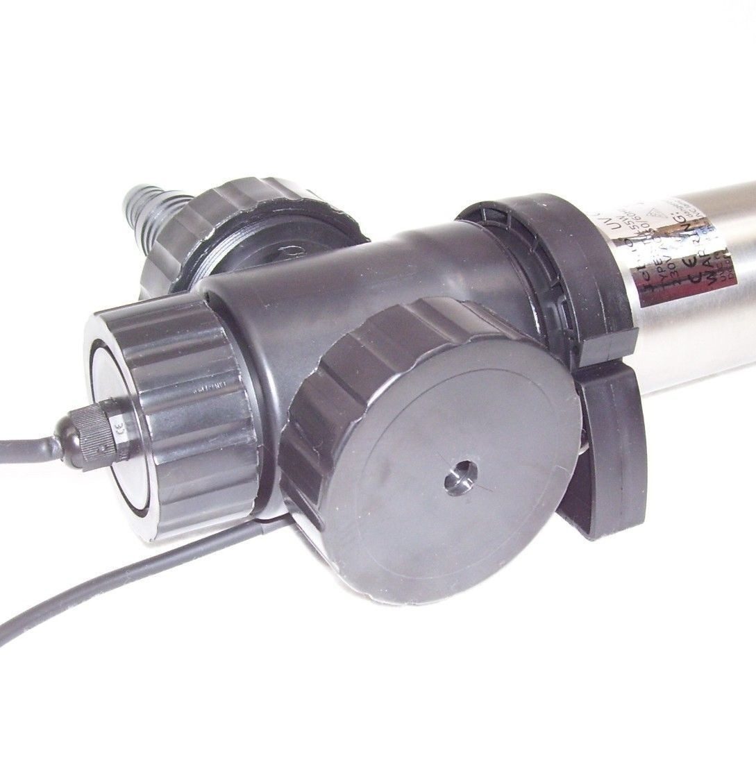 Apex UVC-Klärer Edelstahl UVC Lichtfilter 55W UV Teichklärer 55089 Wasserklärer, (1-tlg)