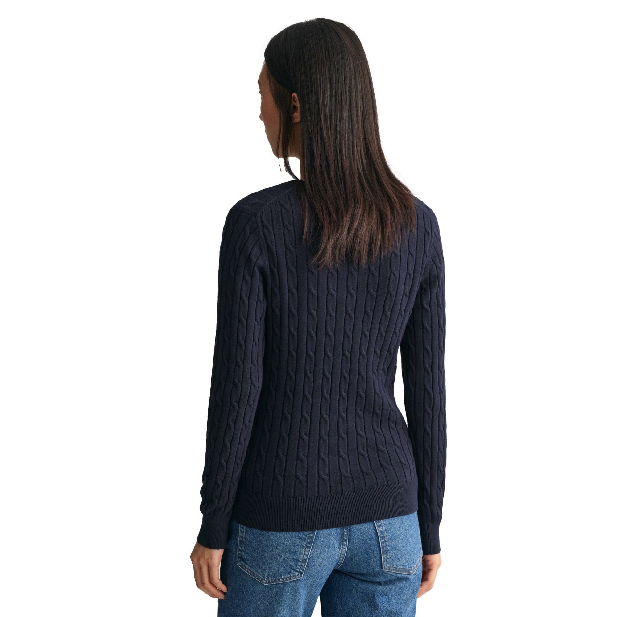 Gant Sweater Damen Strickpullover Baumwolle