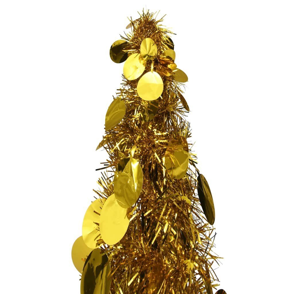 Pop-Up-Weihnachtsbaum furnicato PET 120 Künstlicher Künstlicher Weihnachtsbaum Golden cm
