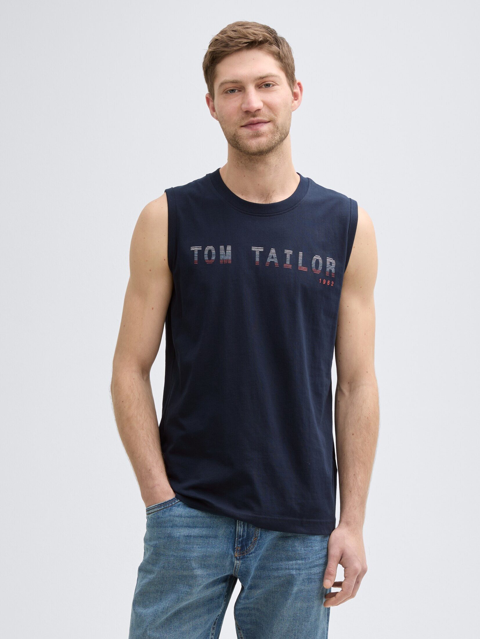 TOM TAILOR T-Shirt Tanktops im 2er-Pack günstig online kaufen