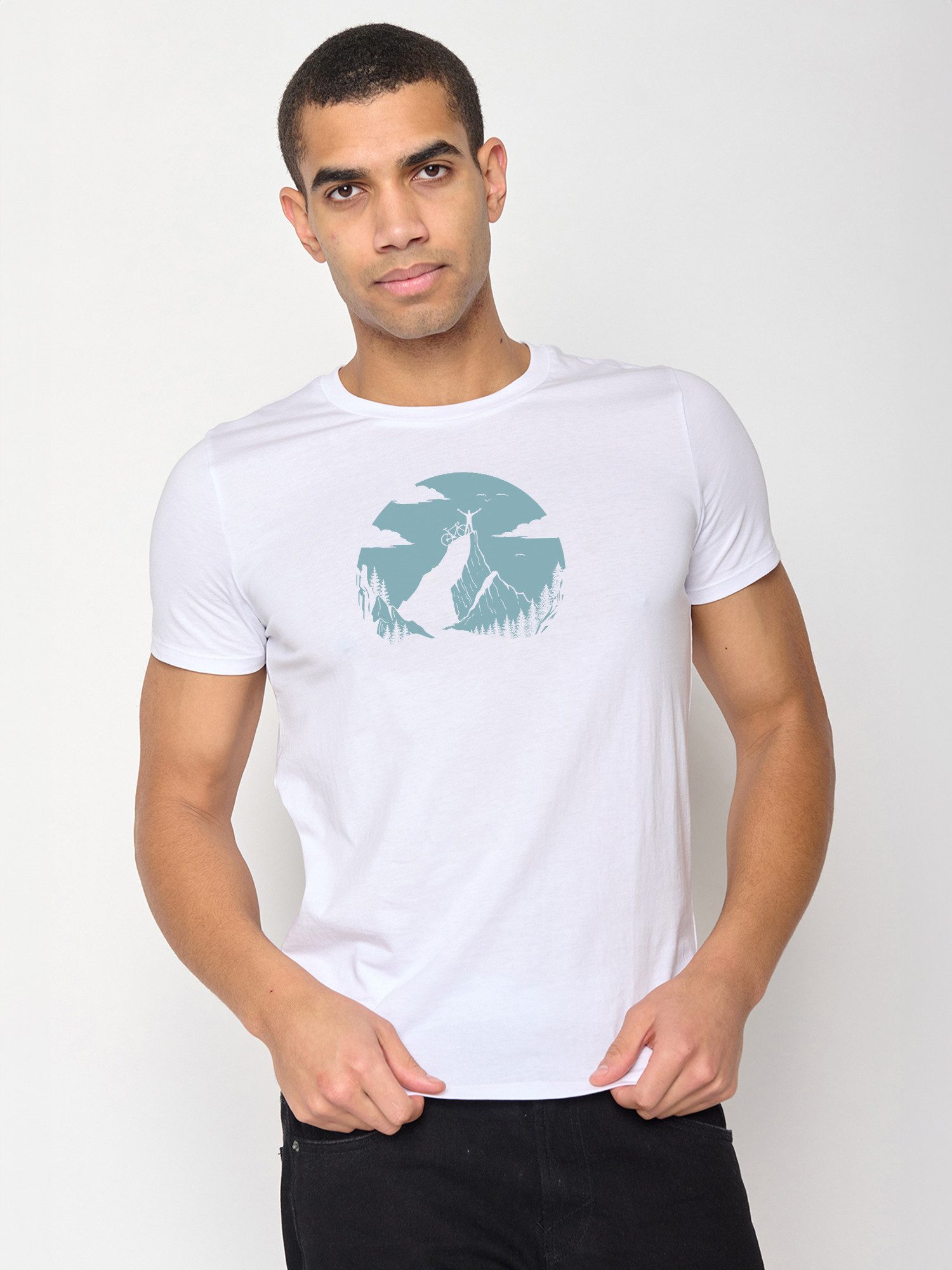 T-Shirt Guide Nature Clouds Ride Motiv Natur