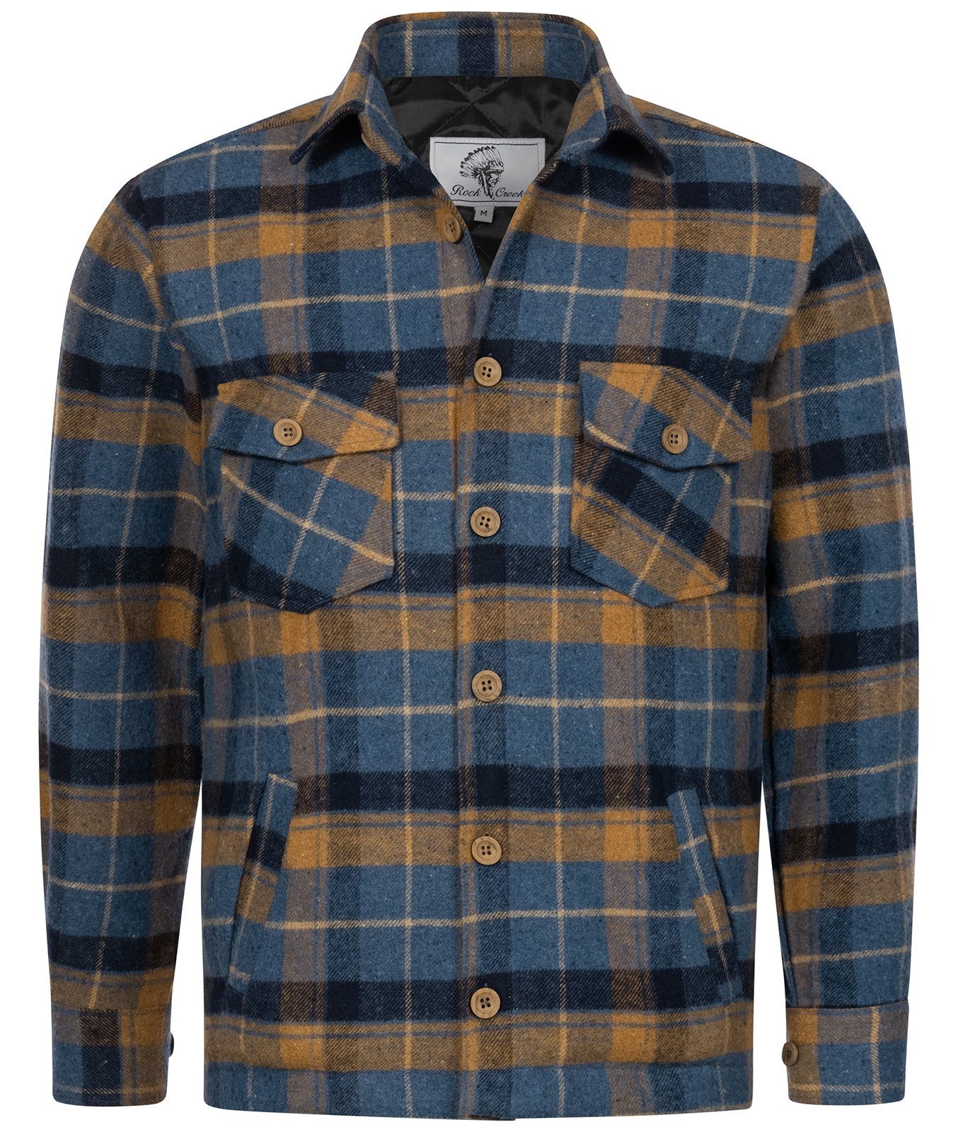 Rock Creek Windbreaker Herren Jacke Flanelljacke günstig online kaufen