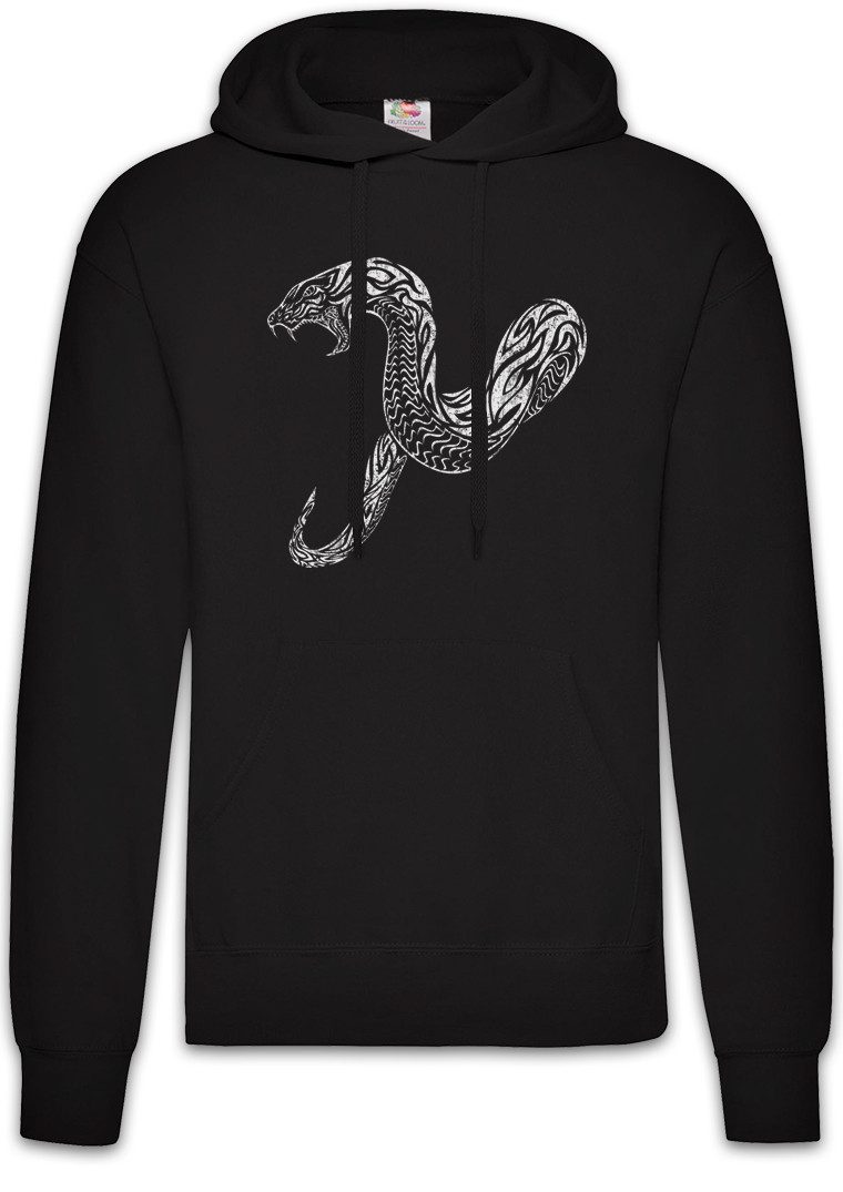 Hoodie Tribal Snake Herren Hoodie Schlange Tattoo Oldschool Flash Artist