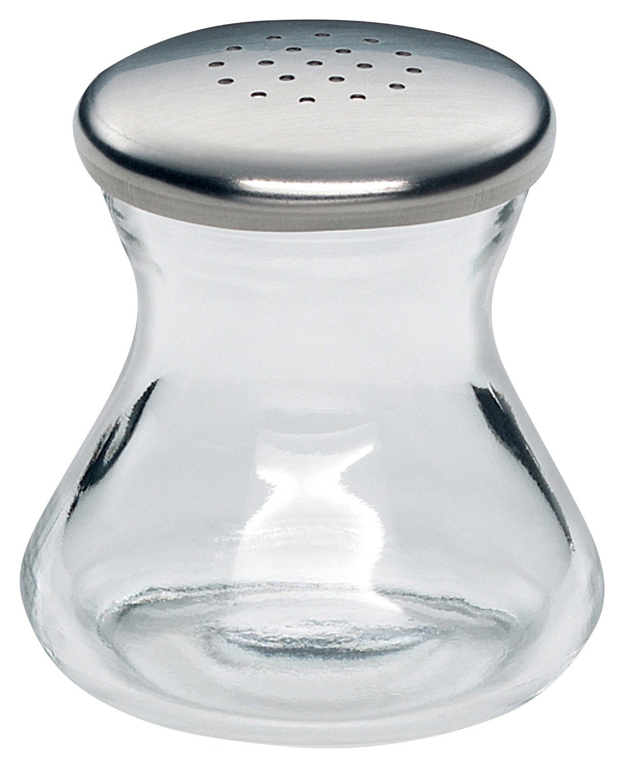 WMF Pfefferstreuer WAGENFELD EDITION, H 4,5 cm, Glas, Cromargan Edelstahl 18/10, Spülmaschinengeeignet