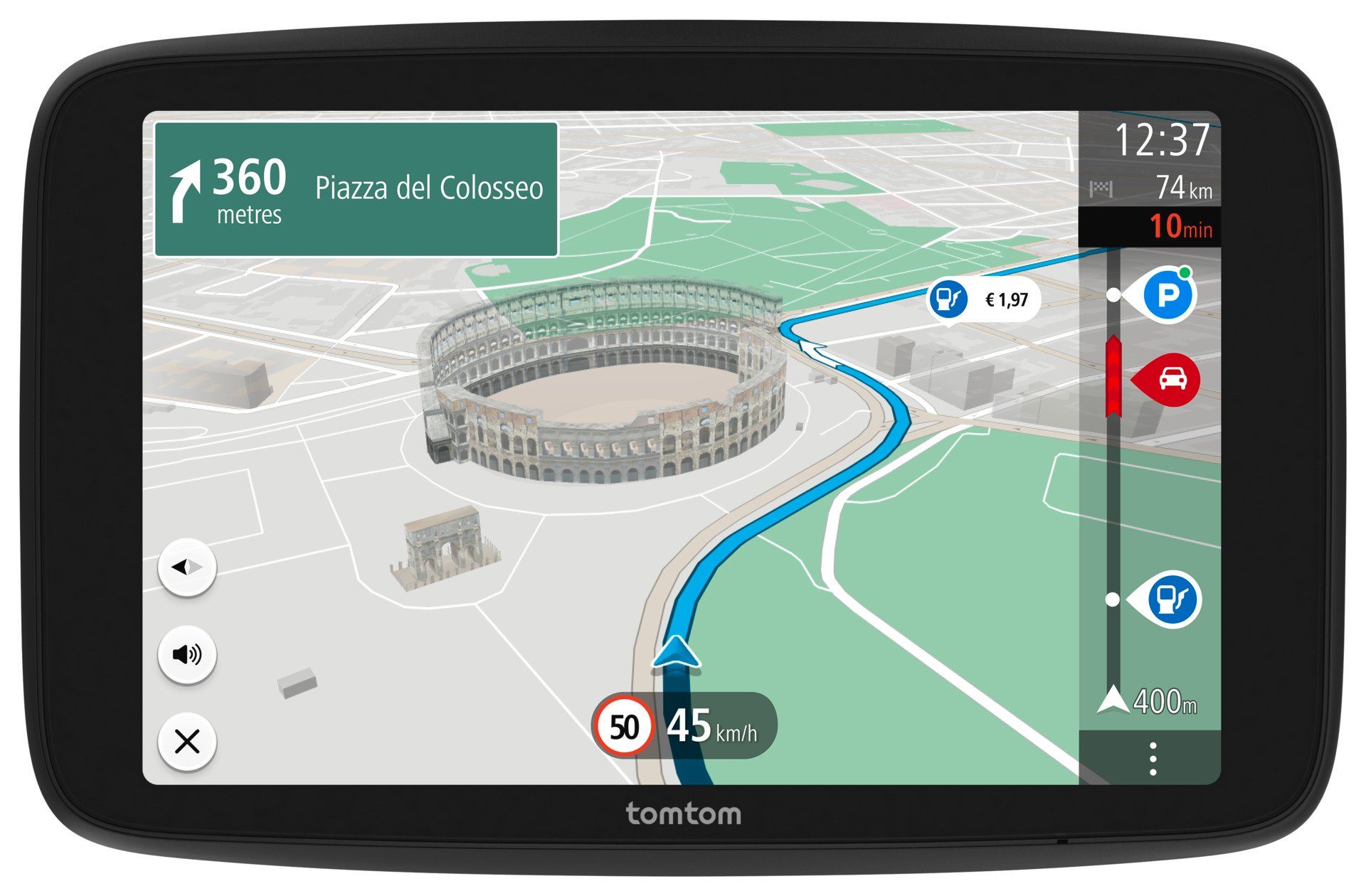 TomTom Go Superior 7 Navigationsgerät (Europa (47 Länder), Optimierte  visuelle Hinweise