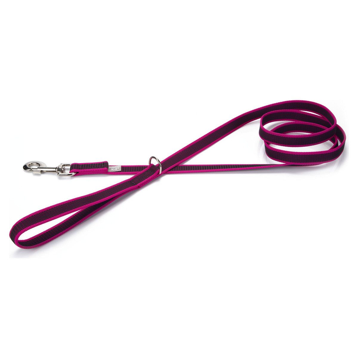 Julius-K9 Hundeleine Leine Super Grip mit Handschlaufe pink