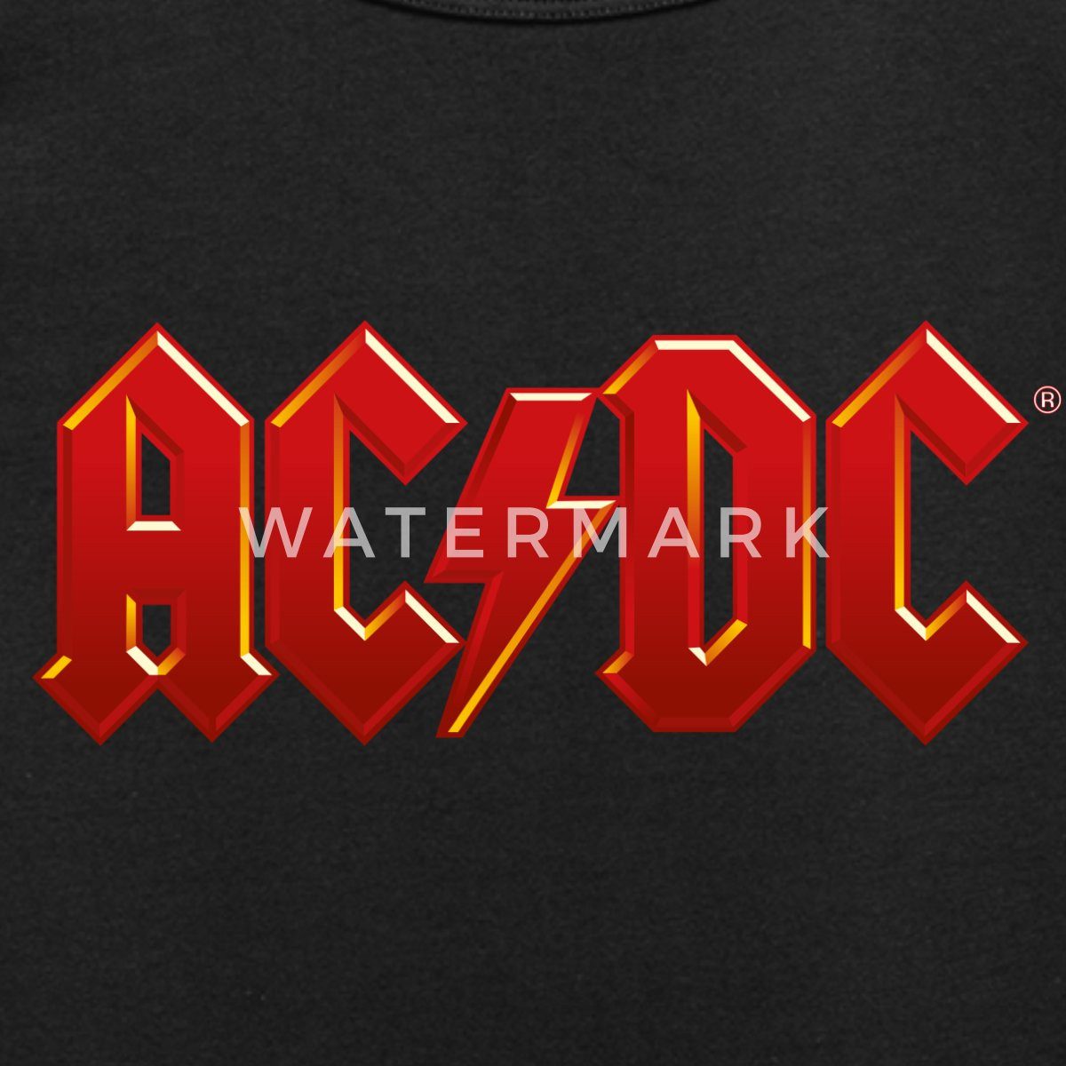 Spreadshirt T-Shirt AC/DC Klassisches Logo Mit Blitz Männer Premium Tank Top (1-tlg)