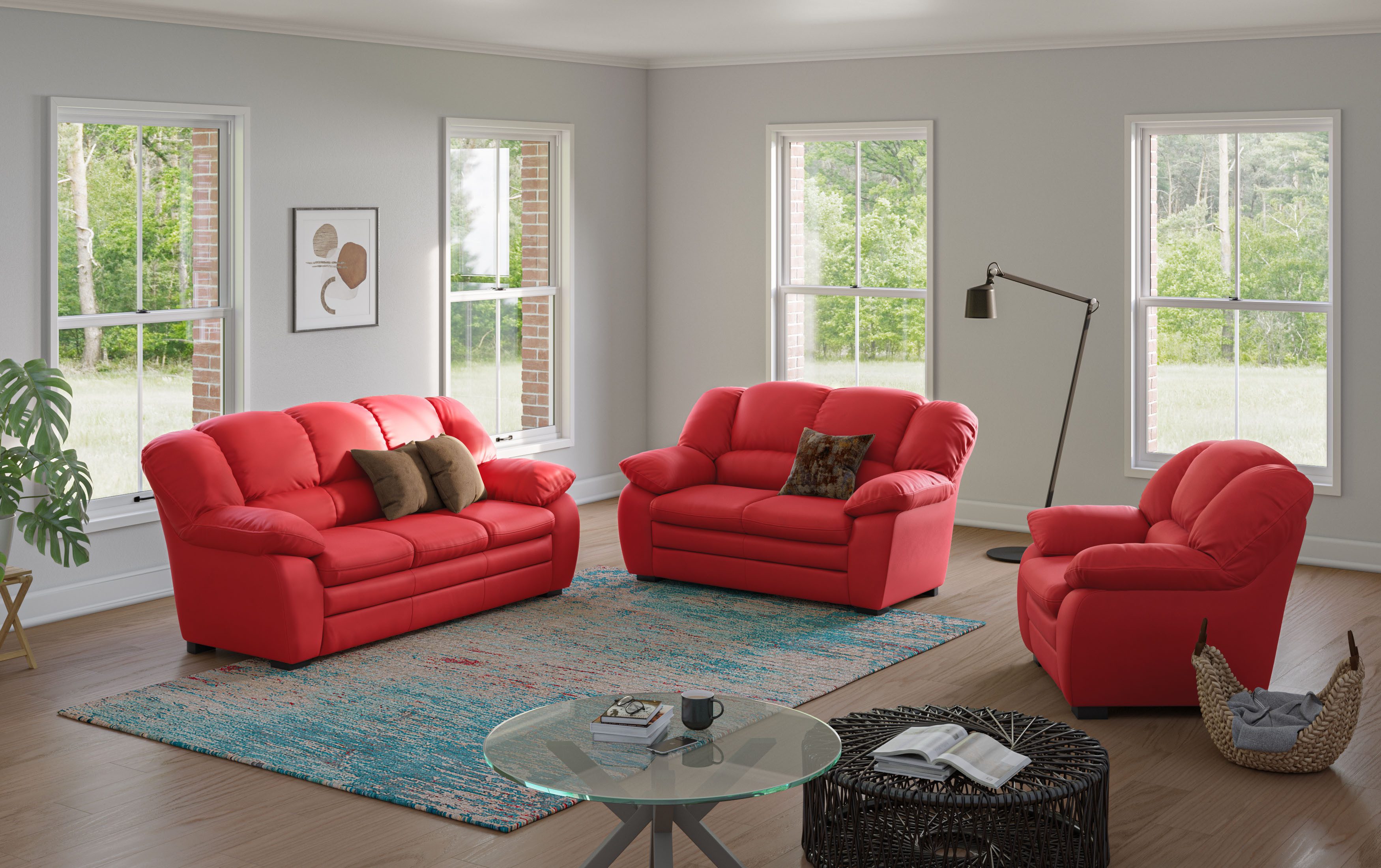 COTTA Polstergarnitur Casino, Sofa Set, 3-2-1 Sitzer, Wohnzimmer Garnitur, günstig online kaufen