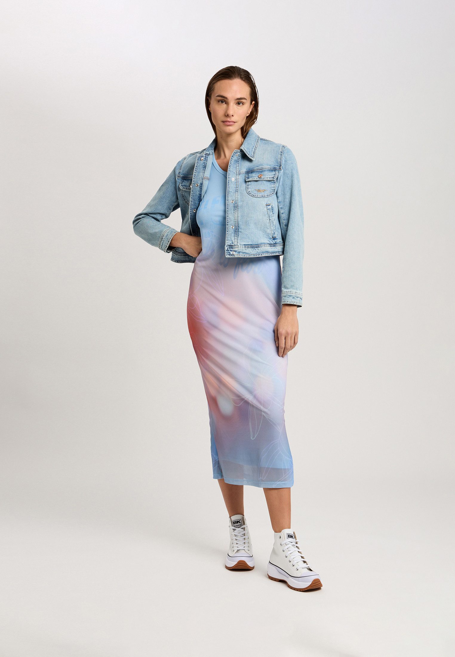 MARC AUREL Jeansjacke mit mittelblauer Waschung günstig online kaufen