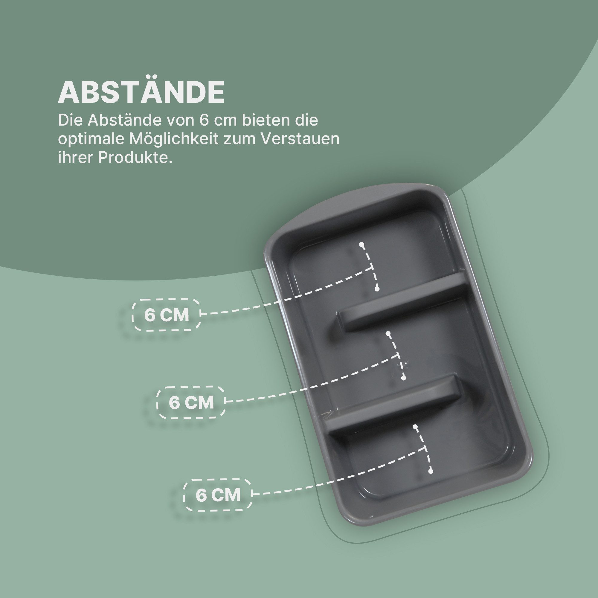 Pro Home Küchenorganizer-Set mit 3 Fächern, (1-tlg), Aufbewahrungsbox für T günstig online kaufen