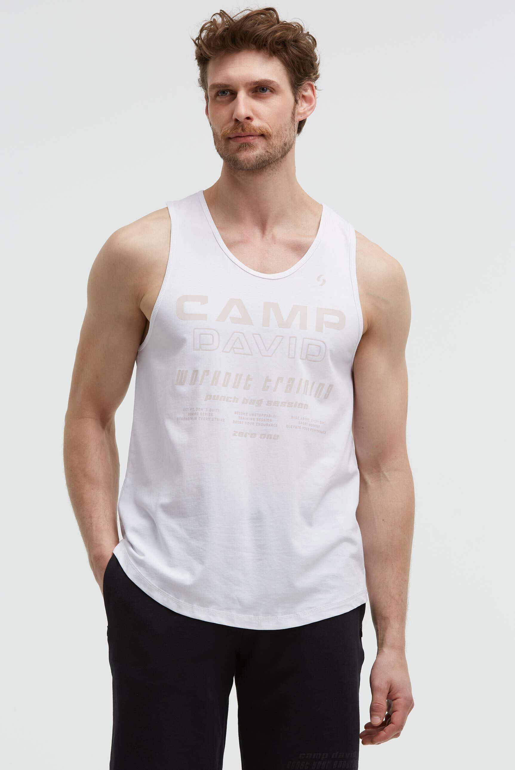 CAMP DAVID Tanktop aus Baumwolle