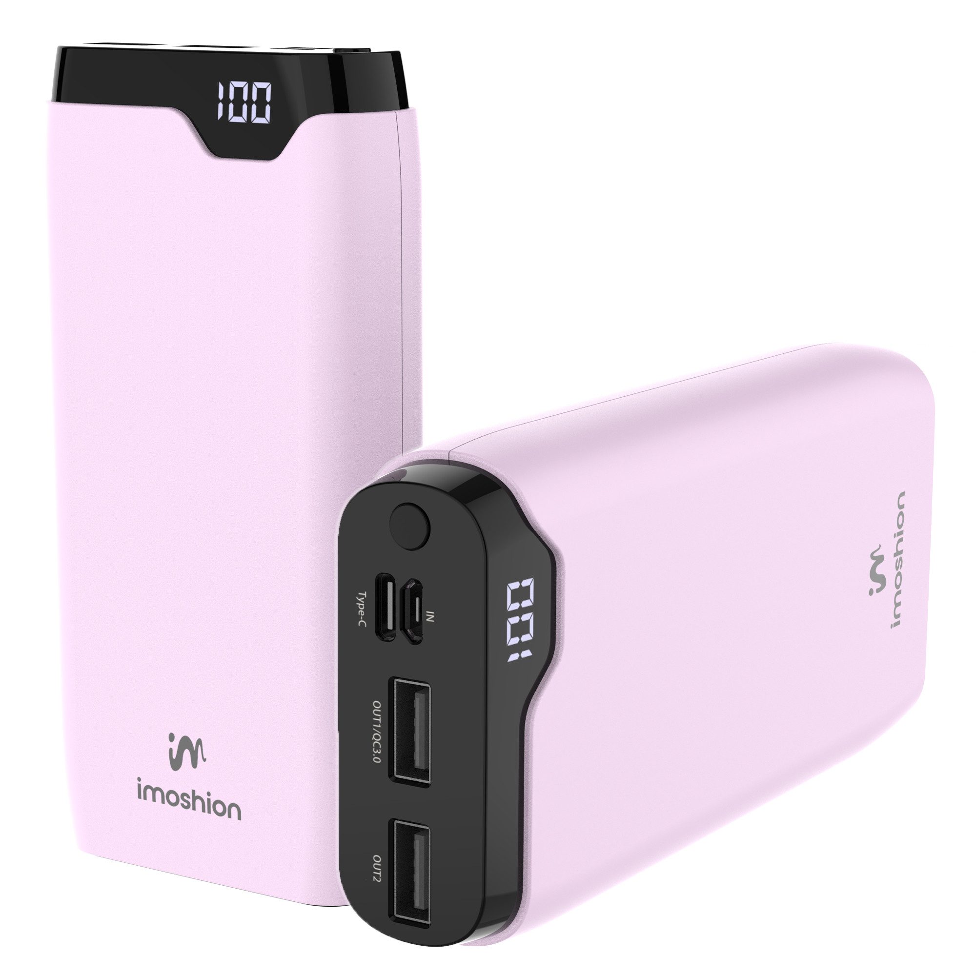 imoshion imoshion Powerbank 20.000 mAh - 22,5W Schnellladegerät - USB-C / USB-A Powerbank (1 St)