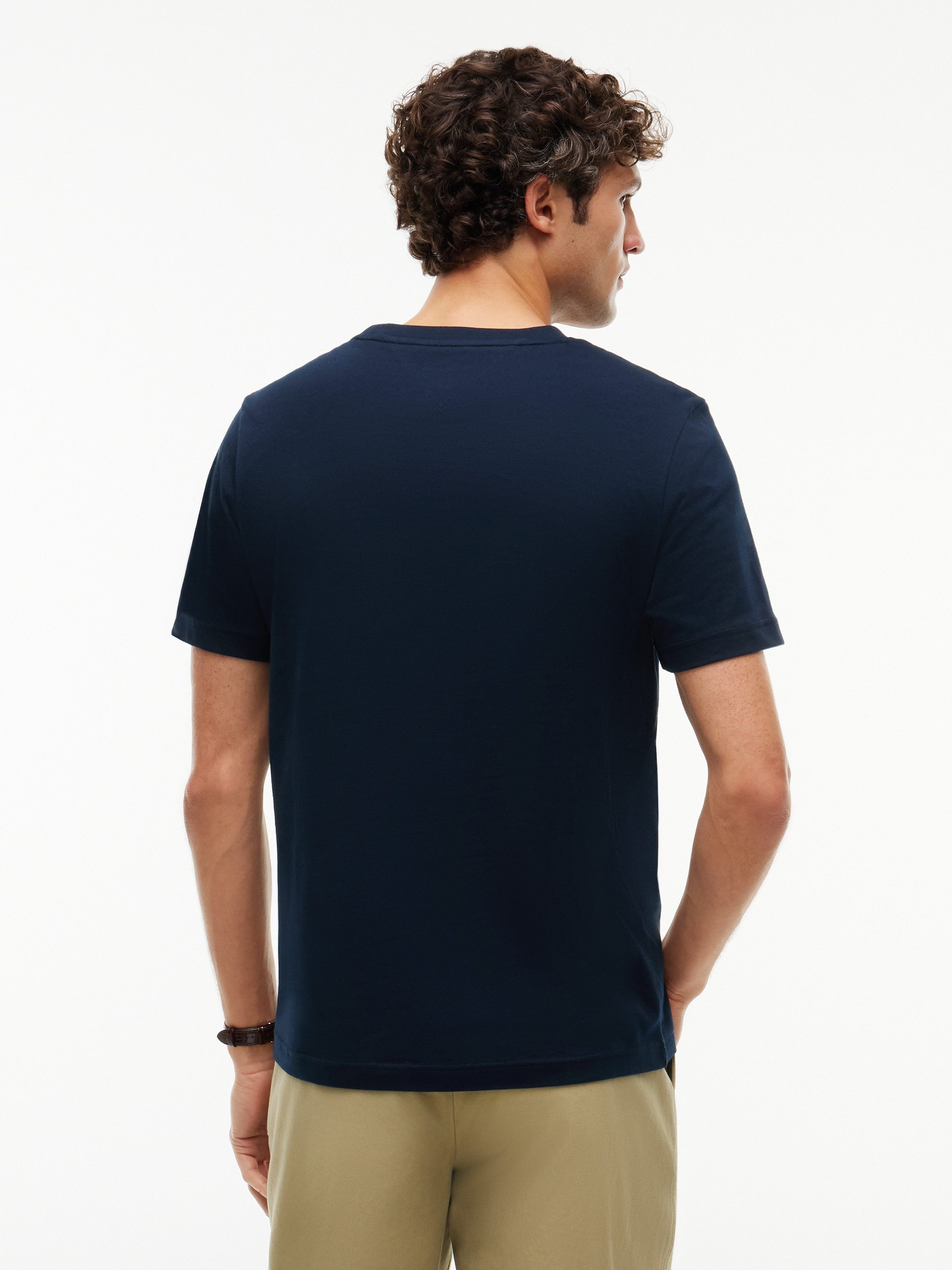 Tommy Hilfiger T-Shirt BRAND LOVE RWB GRAPHIC Auffälliger Frontprint mit Tommy Hilfiger Schriftzug, normale Passform – Bild 3 von 5