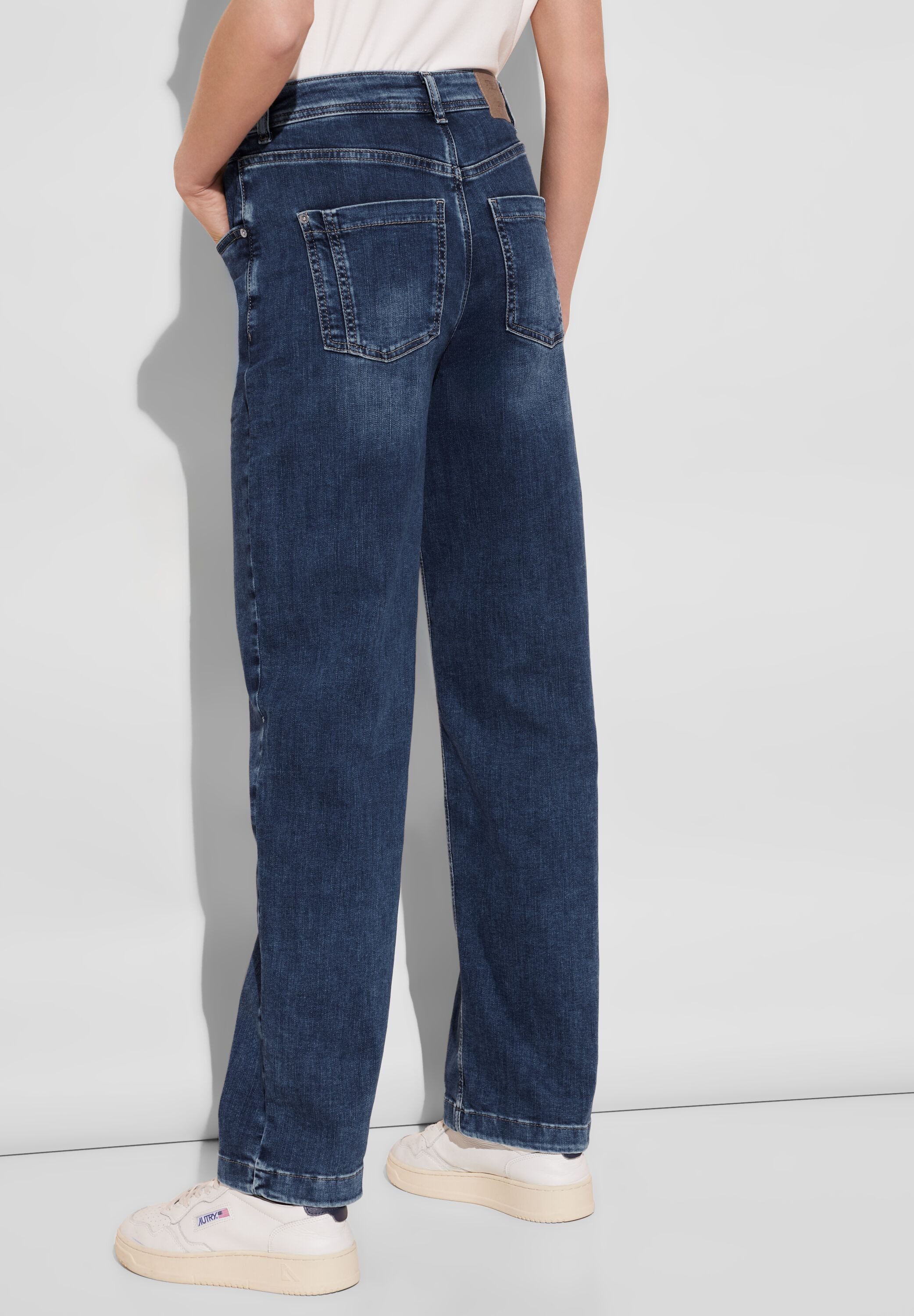 STREET ONE Loose-fit-Jeans High Waist