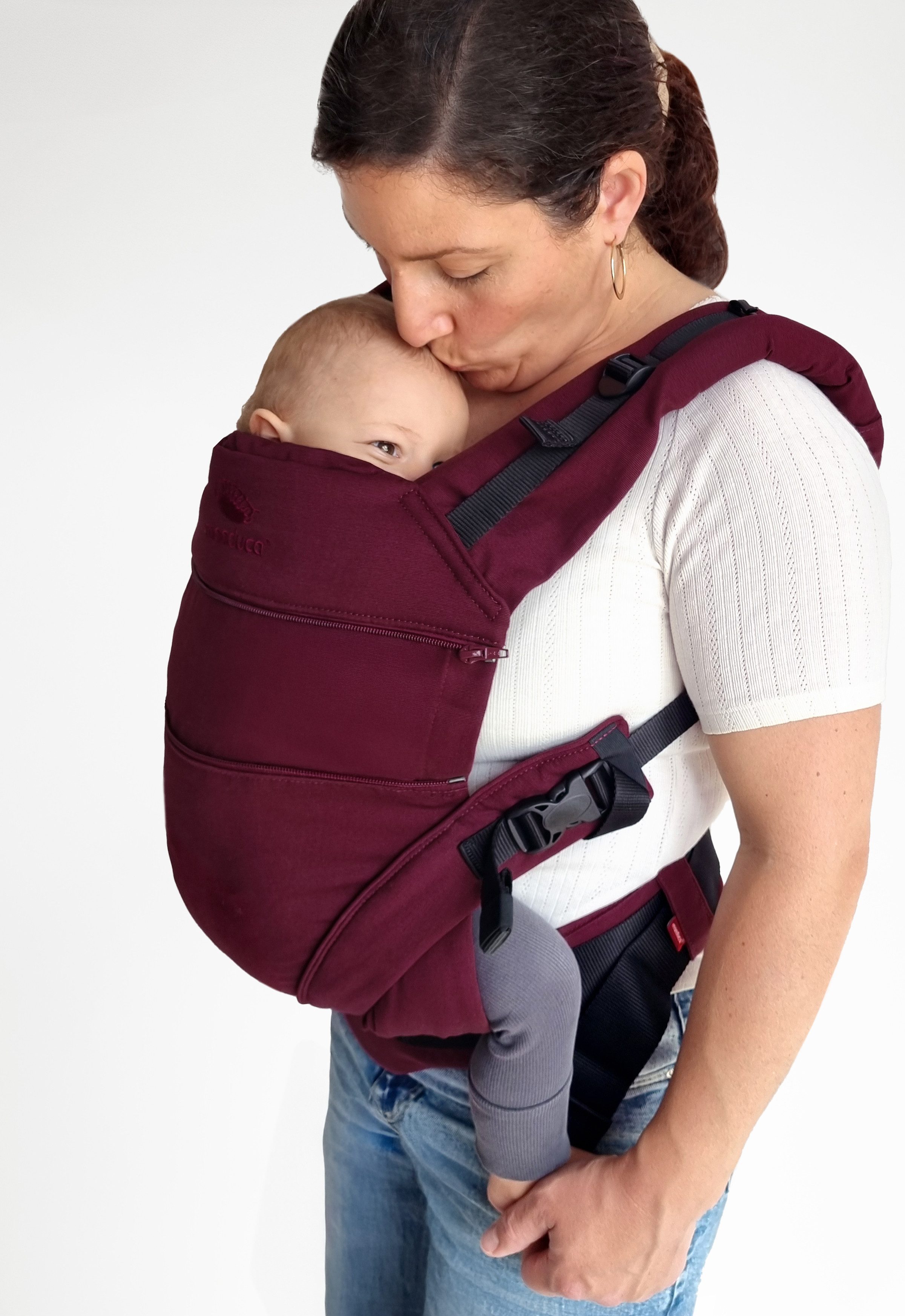 manduca Babytrage manduca Babytrage XT Leo, Verwendbar ab Geburt für Kinder mit 3,5 bis 20 kg Körpergewicht