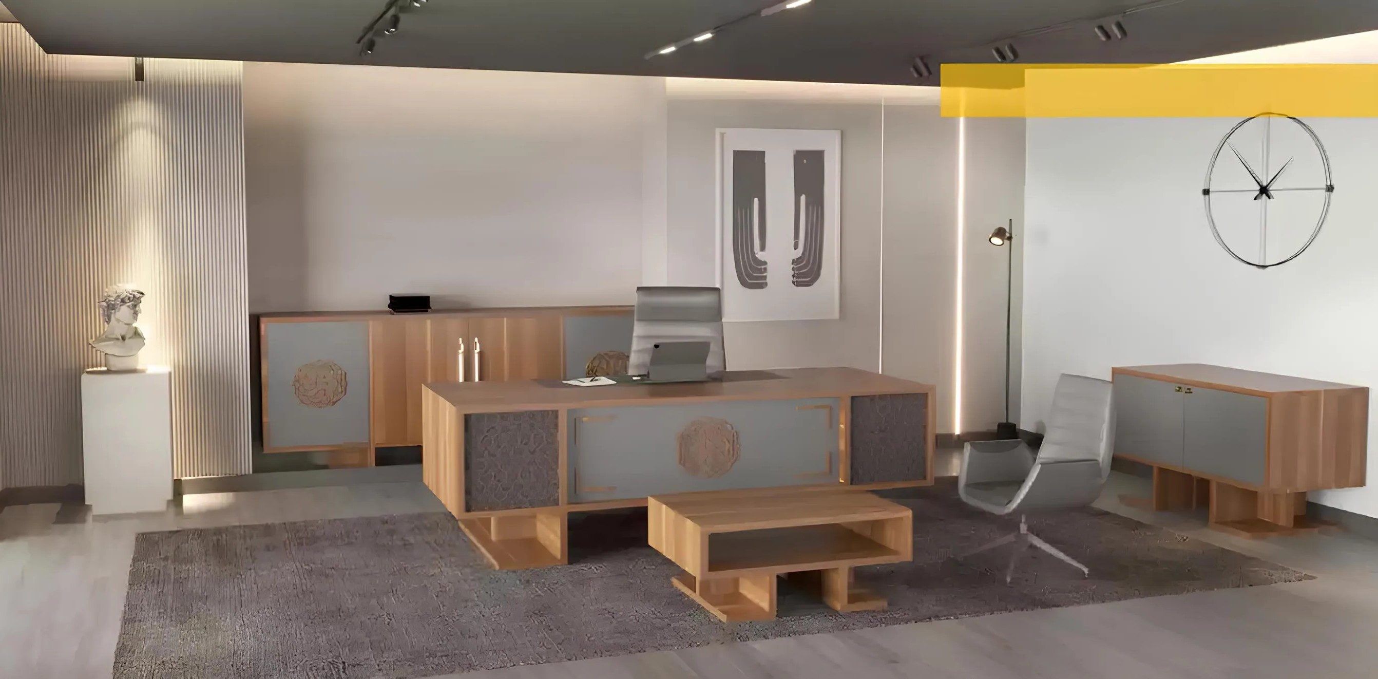 Xlmoebel Sideboard Bürokommode Designermöbel Schrank für luxuriöse Einrichtung, Made in Europa