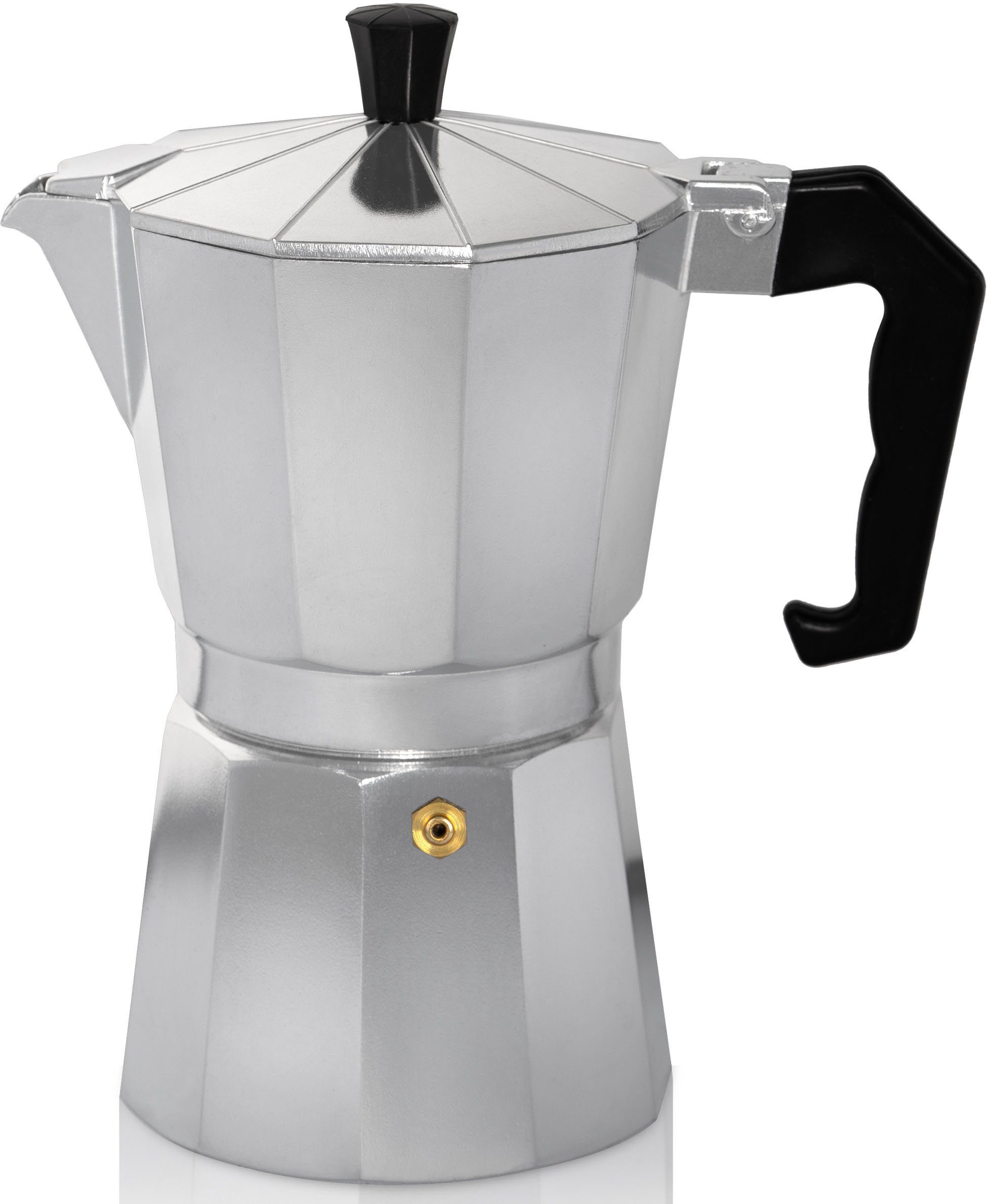 für 502, 6 Krüger Aluminium, Tassen traditioneller für Form 6 Druckbrüh-Kaffeemaschine Tassen, eckige in Kaffeebereiter