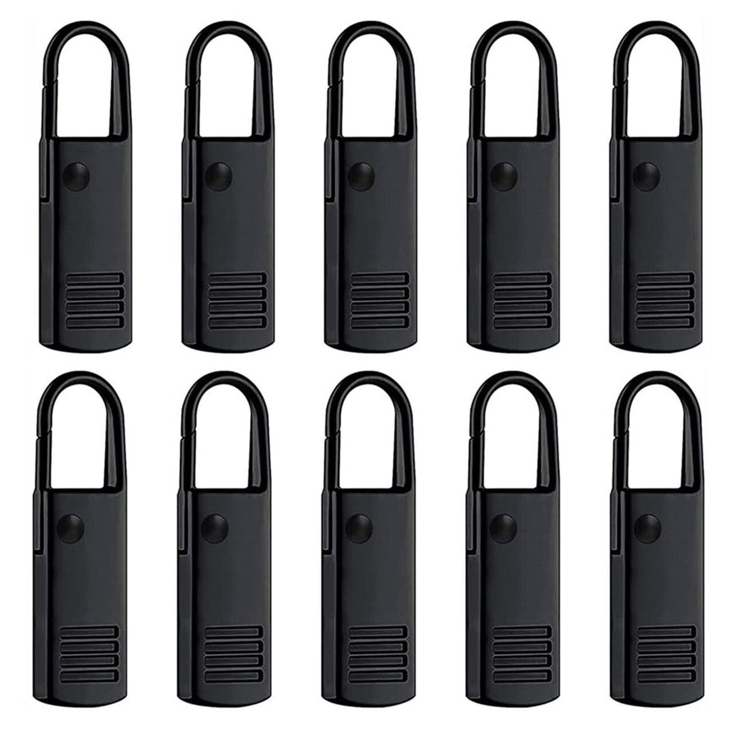 Olotos Reißverschluss 10x Reißverschlussanhänger Reissverschluss Reparatur Set Metall Zipper