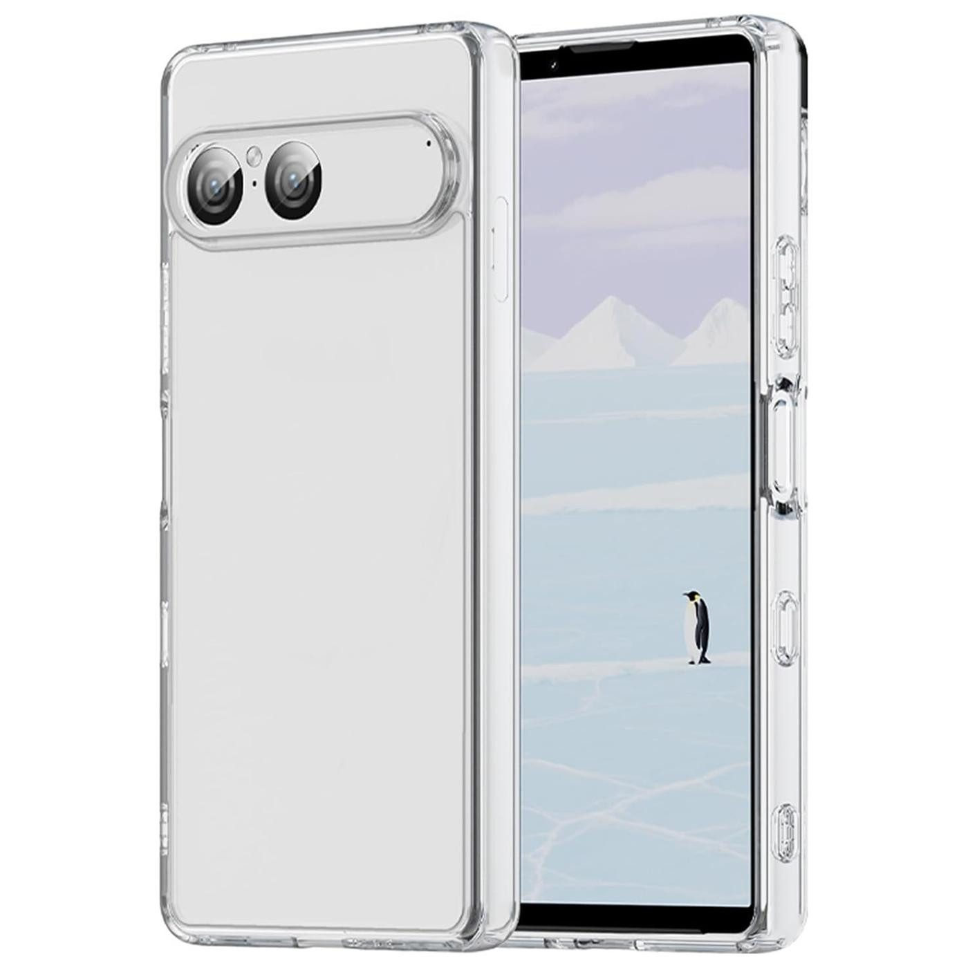 CoolGadget Handyhülle Transparent Ultra Slim Case für Sony Xperia 10 VII 6,1 Zoll, Silikon Hülle Dünne Schutzhülle für Xperia 10 VII 2025 Hülle