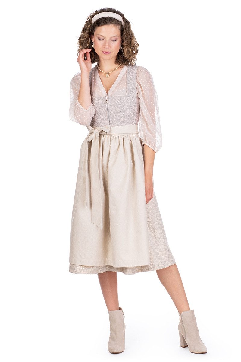 Dirndlbluse Dirndlbluse - AHORNTAL - taupe